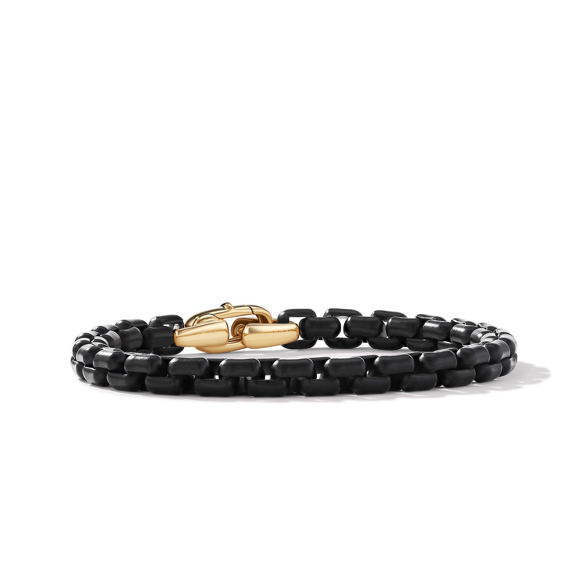 David Yurman o1w1db10526 B17517 Size:L/Bracelet in Black/Golden Size ONE SIZE - 1 Thumbnail