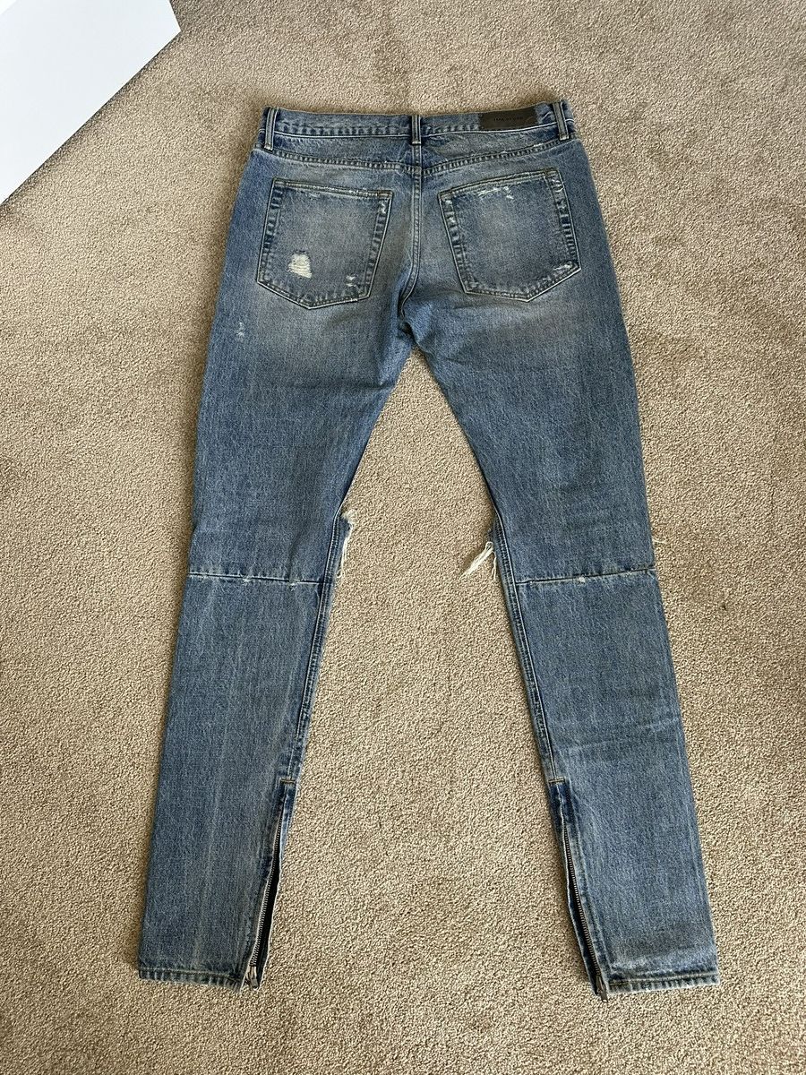 Fear of God Fourth Collection Second Batch Indigo Jeans Size US 35 - 6 Thumbnail
