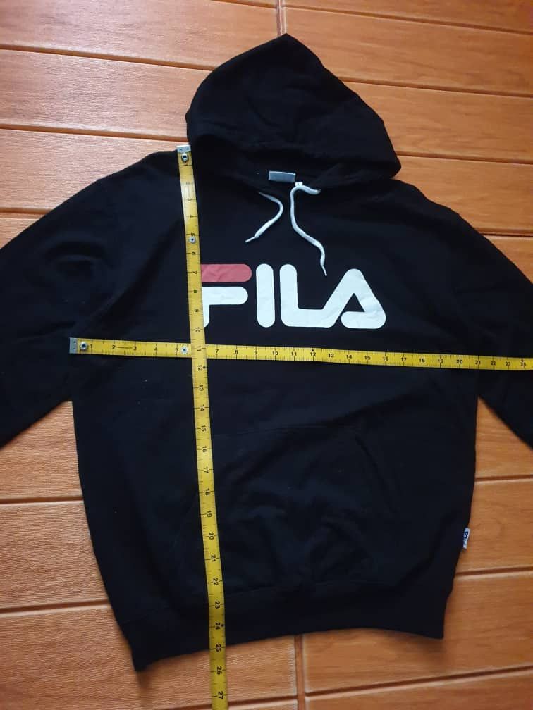 Fila Fila big script black colour hoodie Sweater Size US M / EU 48-50 / 2 - 6 Thumbnail