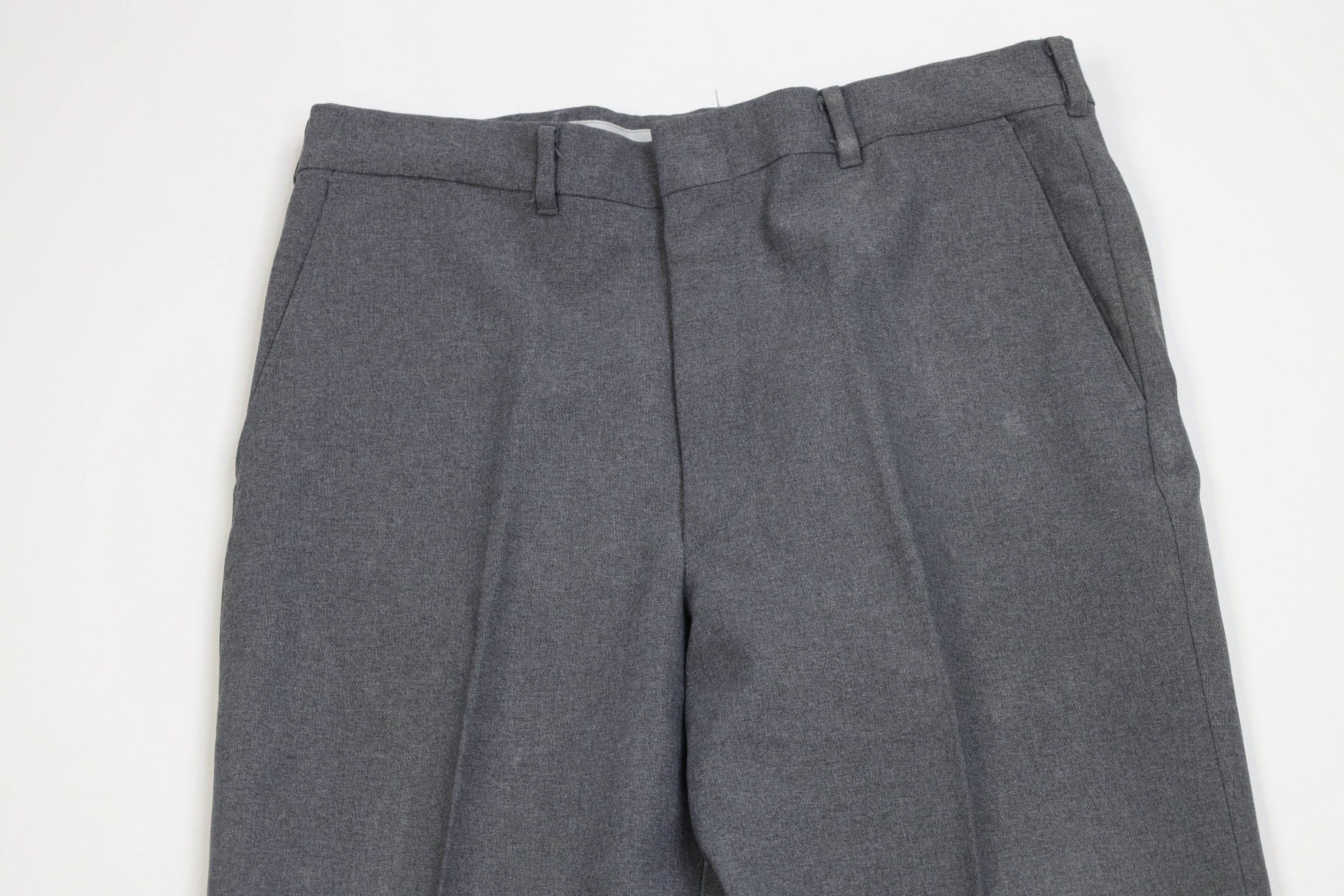 Vintage Vintage 70s Streetwear Flared Wide Leg Chino Pants Gray USA Size US 32 / EU 48 - 2 Thumbnail