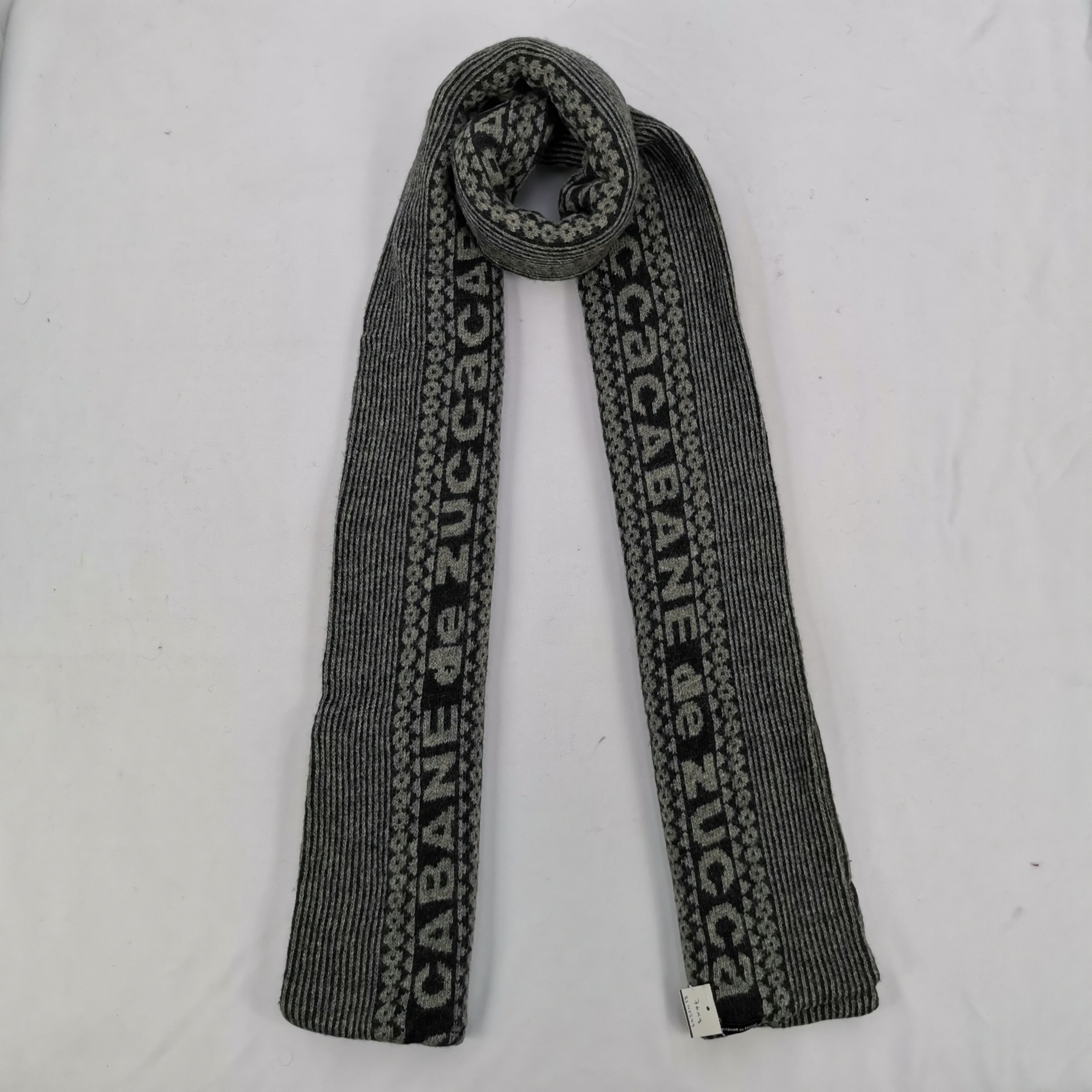CABANE de ZUCCa × Vintage Vintage CABANE de ZUCCA Scarf Wool Cashmere Scarves. Size ONE SIZE - 1 Thumbnail