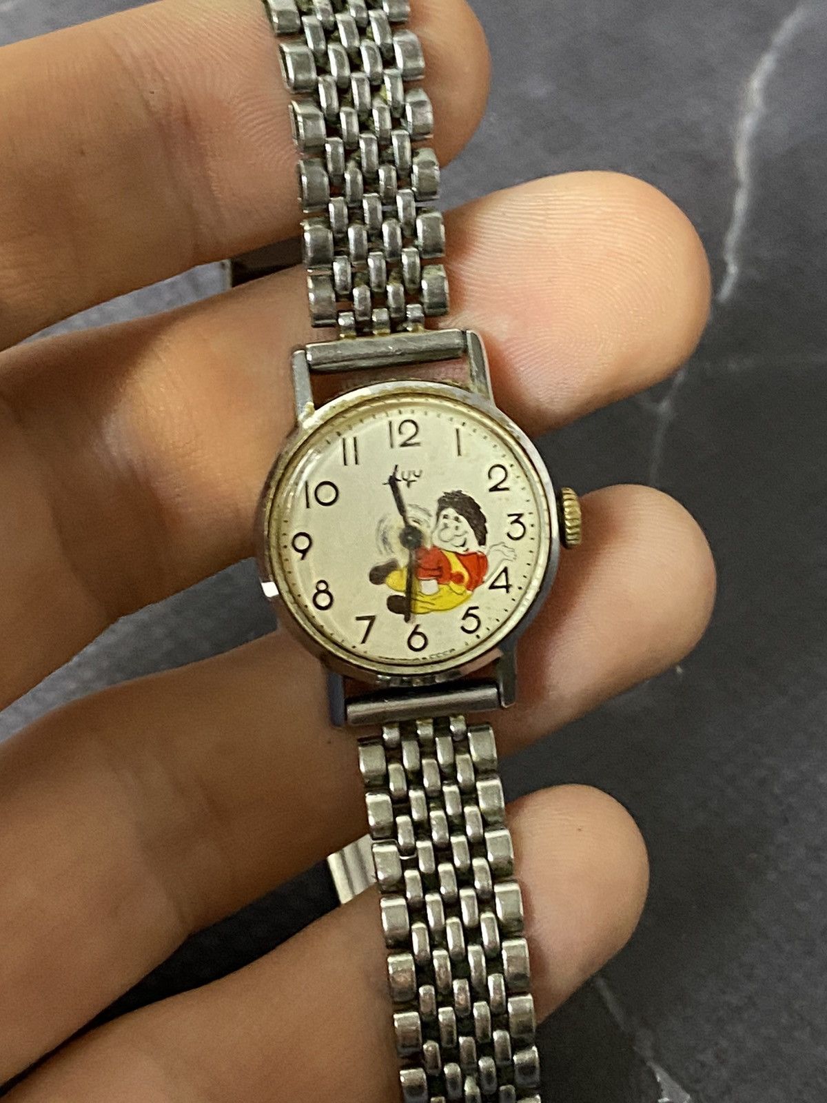 Japanese Brand Vintage Luch Watch, Carlson Character, Mechanical Size ONE SIZE - 6 Thumbnail