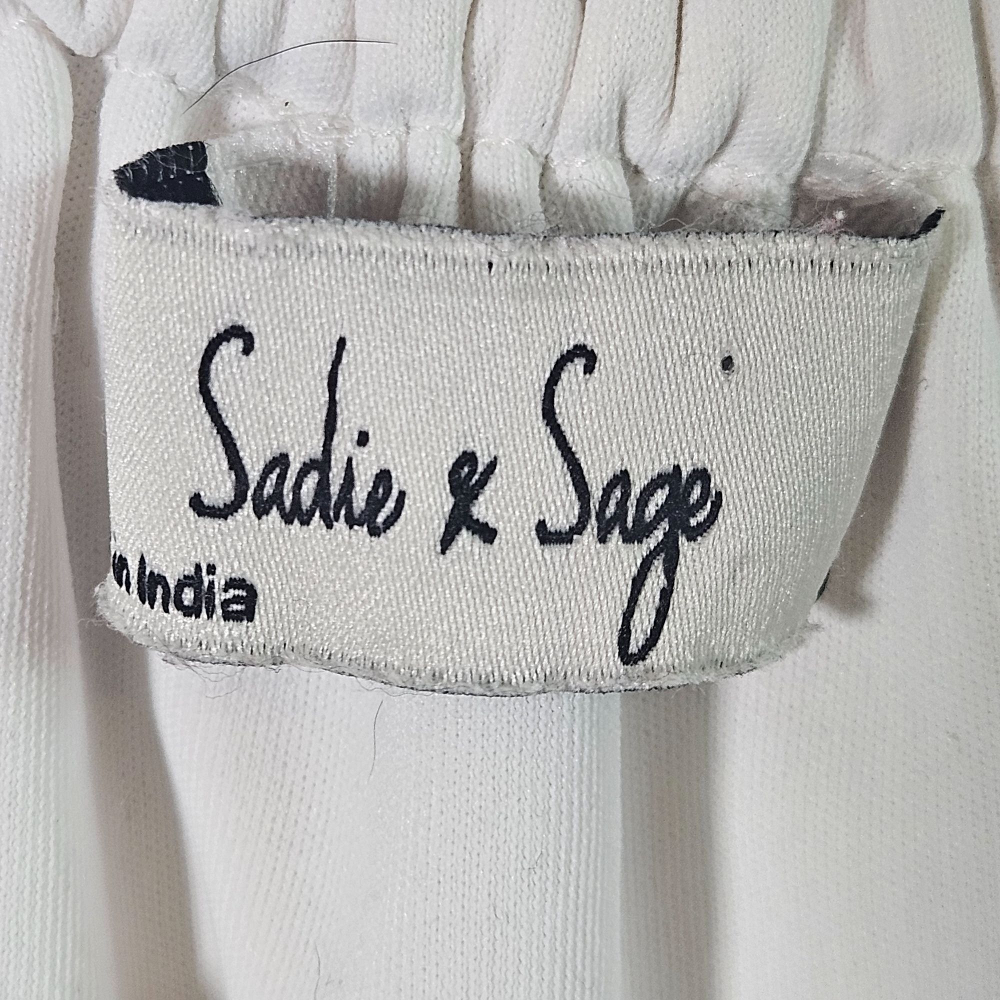Other Sadie & Sage Cream Mini M Cottagecore Romantic Summer Peasan Size M / US 6-8 / IT 42-44 - 4 Thumbnail