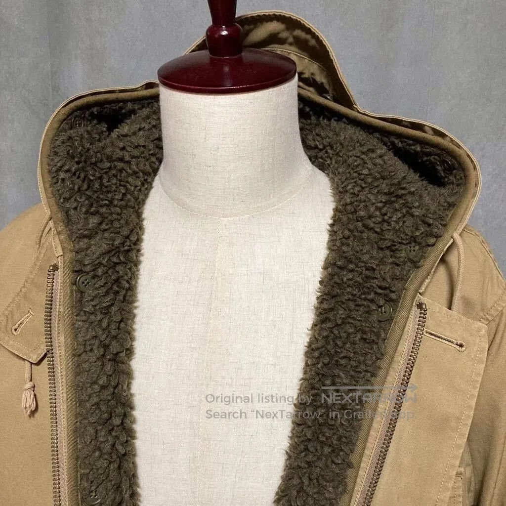 RRL Ralph Lauren 1940s Military Deck Coat Jacket Parka. Size US M / EU 48-50 / 2 - 7 Thumbnail