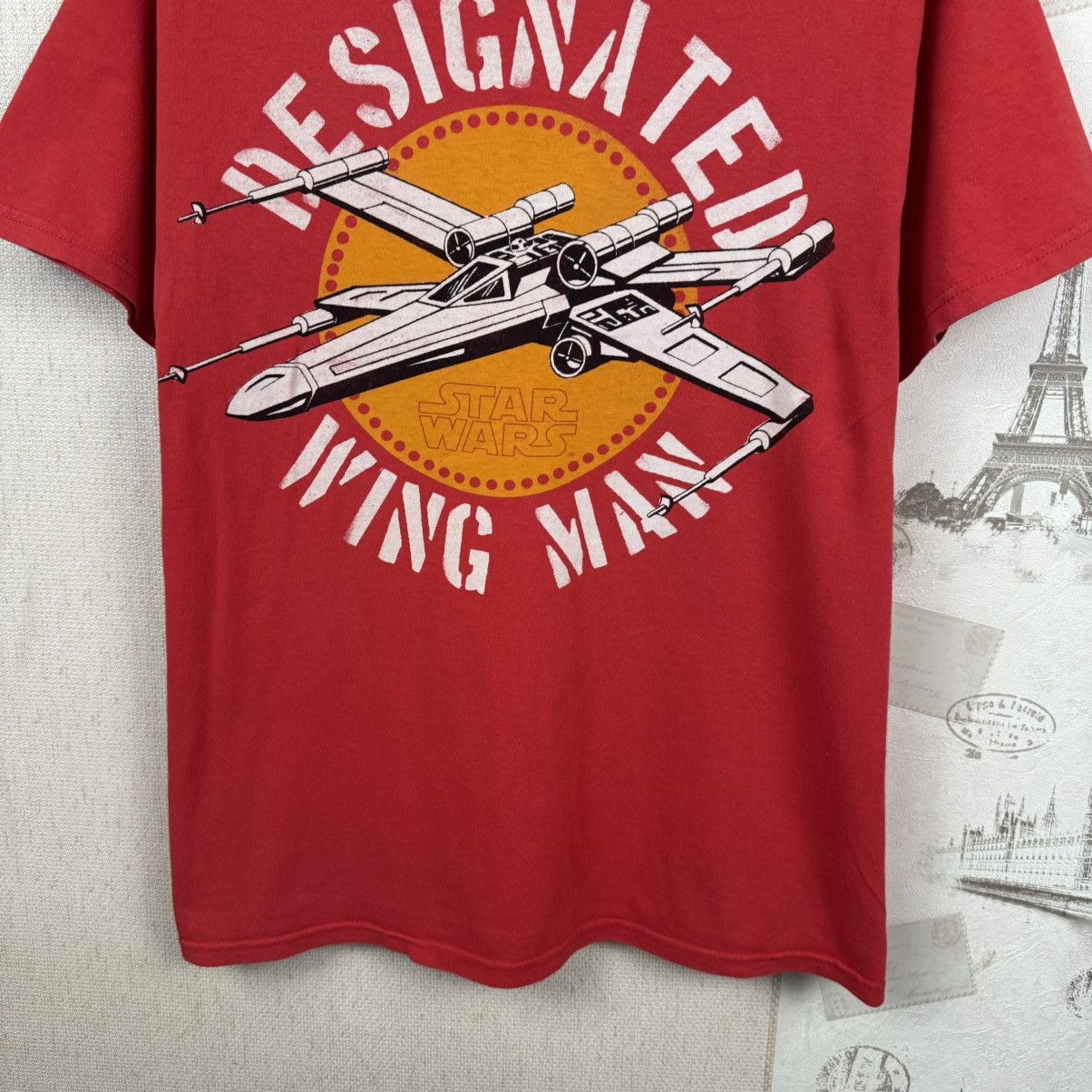Star Wars Vintage Star Wars T shirt Resignated Wing Man X Wing Red L Size US L / EU 52-54 / 3 - 11 Thumbnail