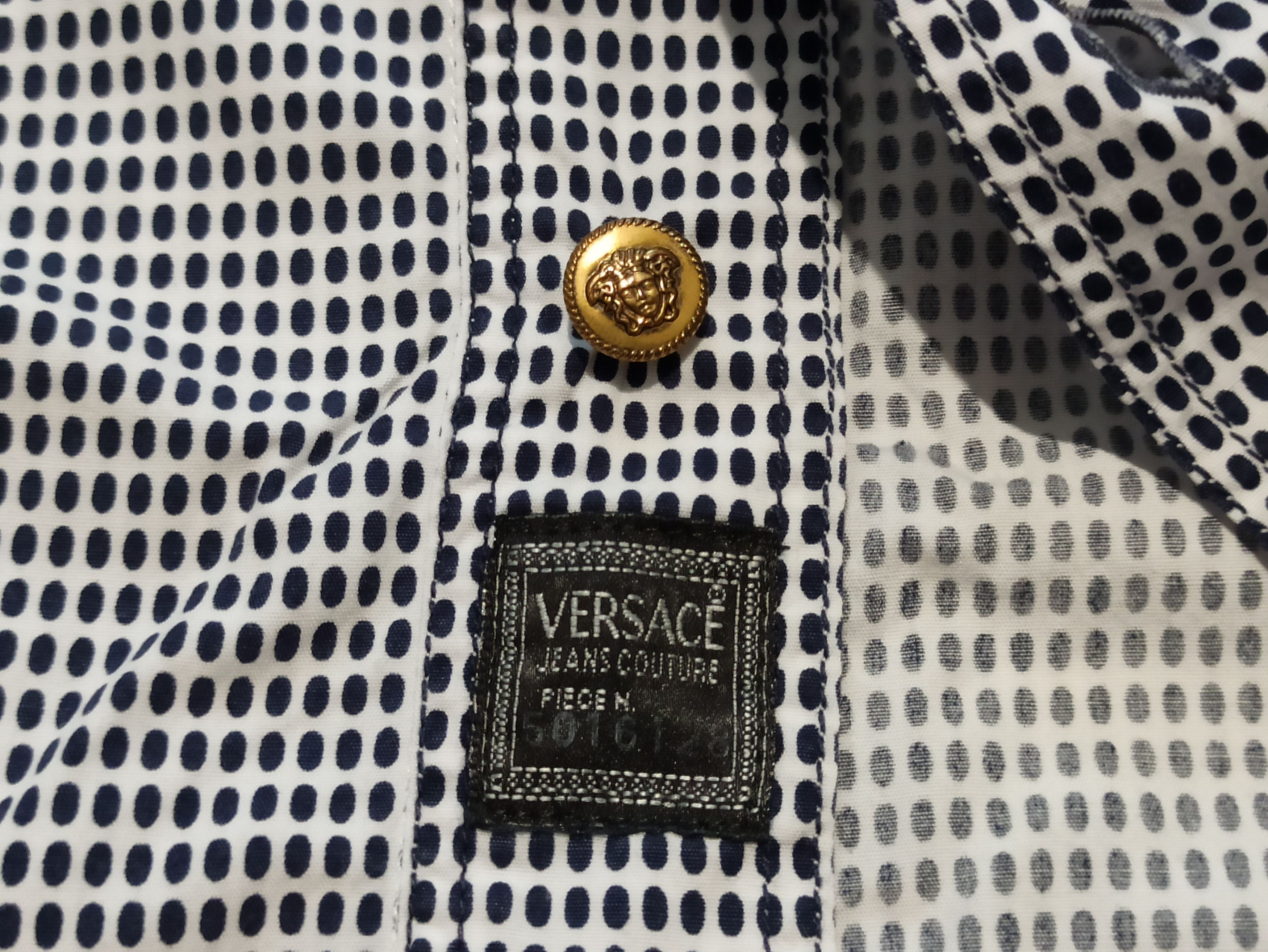 Versace × Vintage Versace vintage long sleeve shirt Size US L / EU 52-54 / 3 - 7 Thumbnail