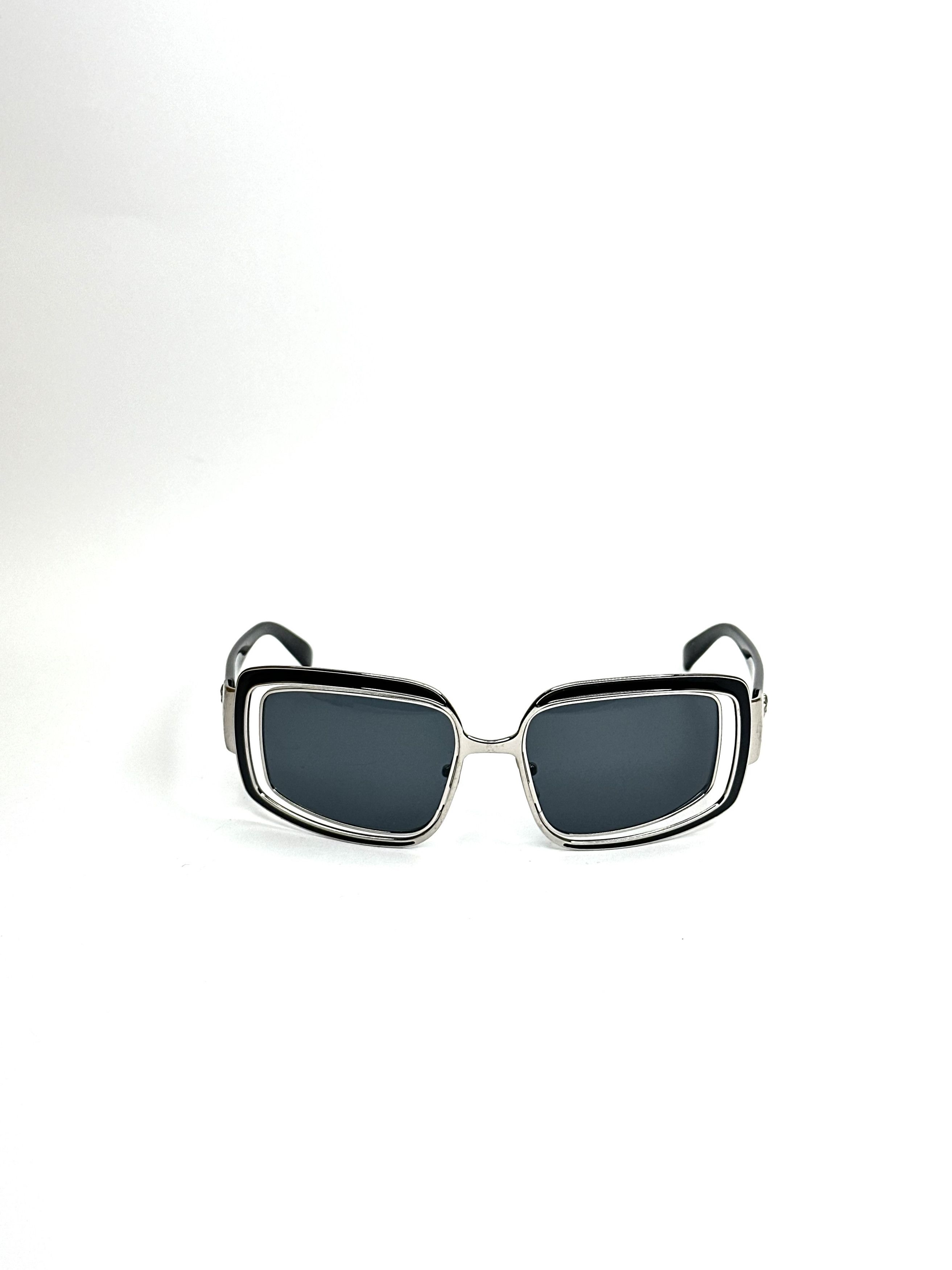 Versace Versace Double Framed Mirror Vintage Sunglasses Size ONE SIZE - 3 Thumbnail