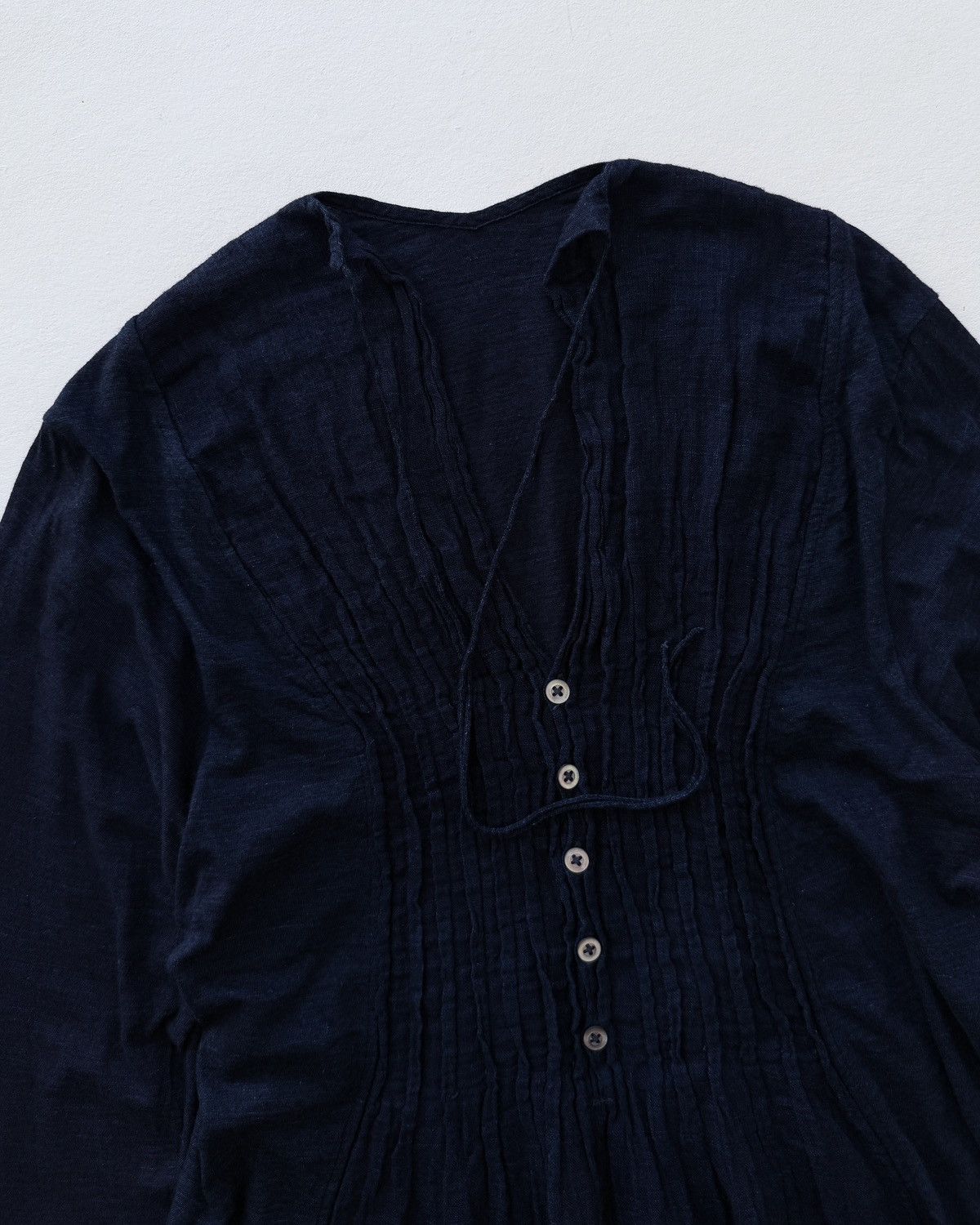 45rpm × Kapital 45RPM INDIGO COTTON SHIRT STYLE TUNIC Size M / US 6-8 / IT 42-44 - 6 Thumbnail
