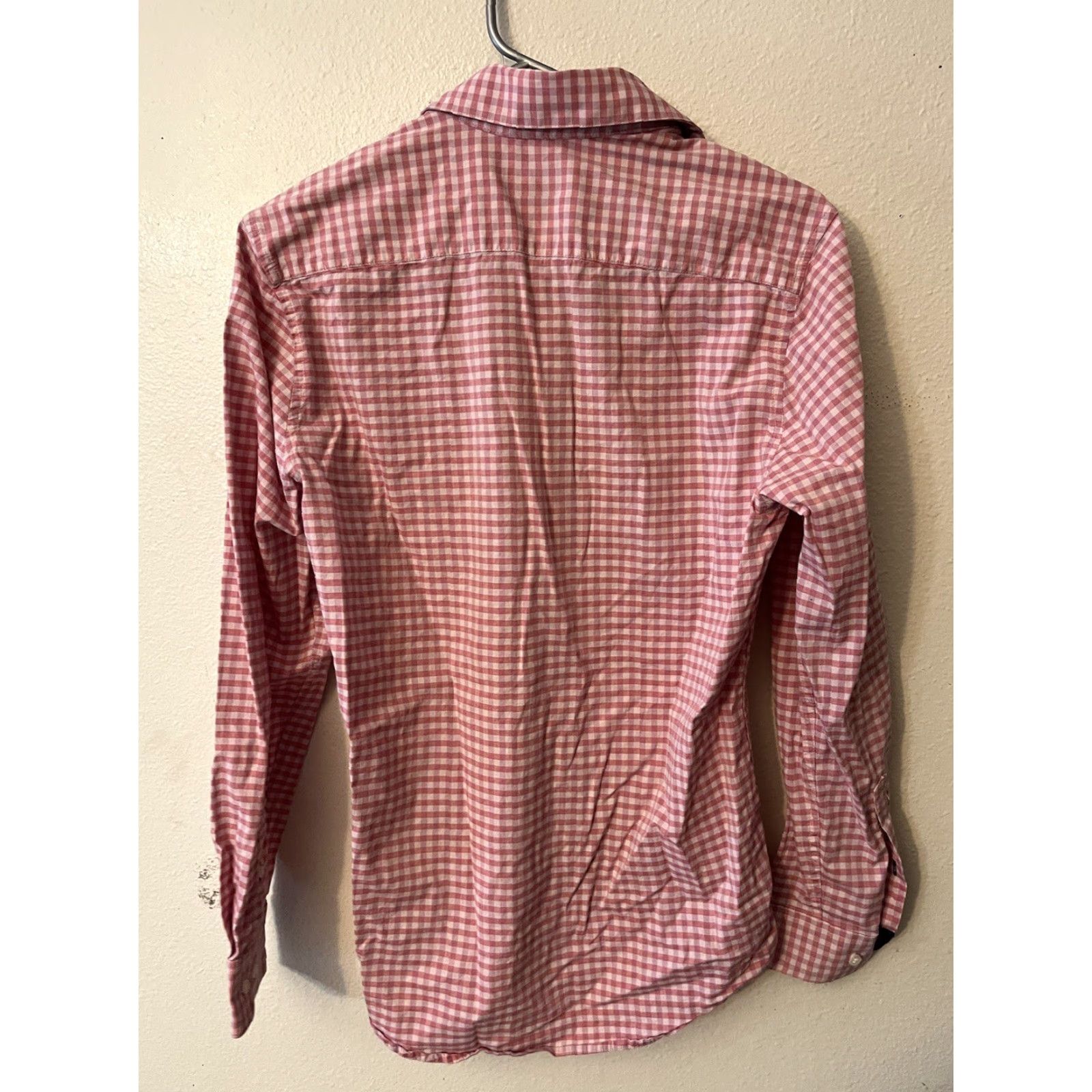 H&M H&M Button-Up Shirt Mens Long Sleeve Pink Gingham Cotton Size S Small Casual Vintage (if applicable) Size US S / EU 44-46 / 1 - 3 Thumbnail