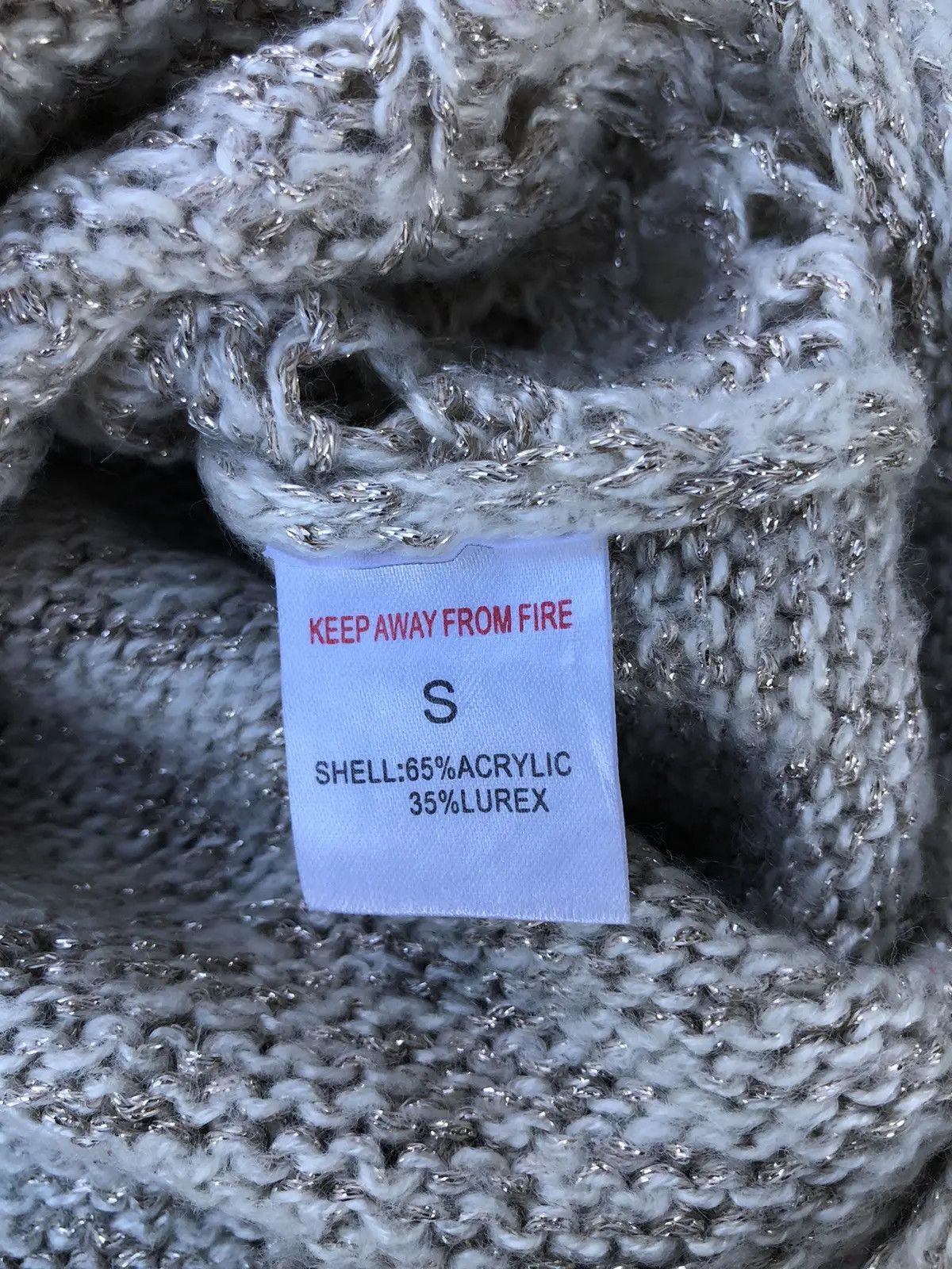 Aran Isles Knitwear Very Rare Knitting Jumper/Netting Pattern Size US XS / EU 42 / 0 - 7 Thumbnail
