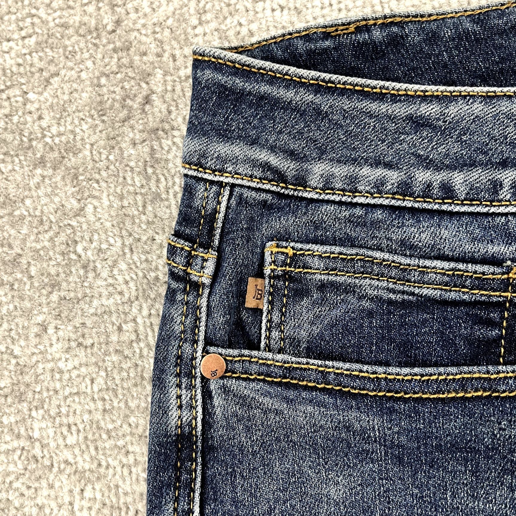 Denime Judy Blue Jeans Womens Size 24 W Boot Cut Dark Blue Mid Rise Denim Ranch NEW Jeans Shirt? Size 42" / US 20 - 7 Thumbnail