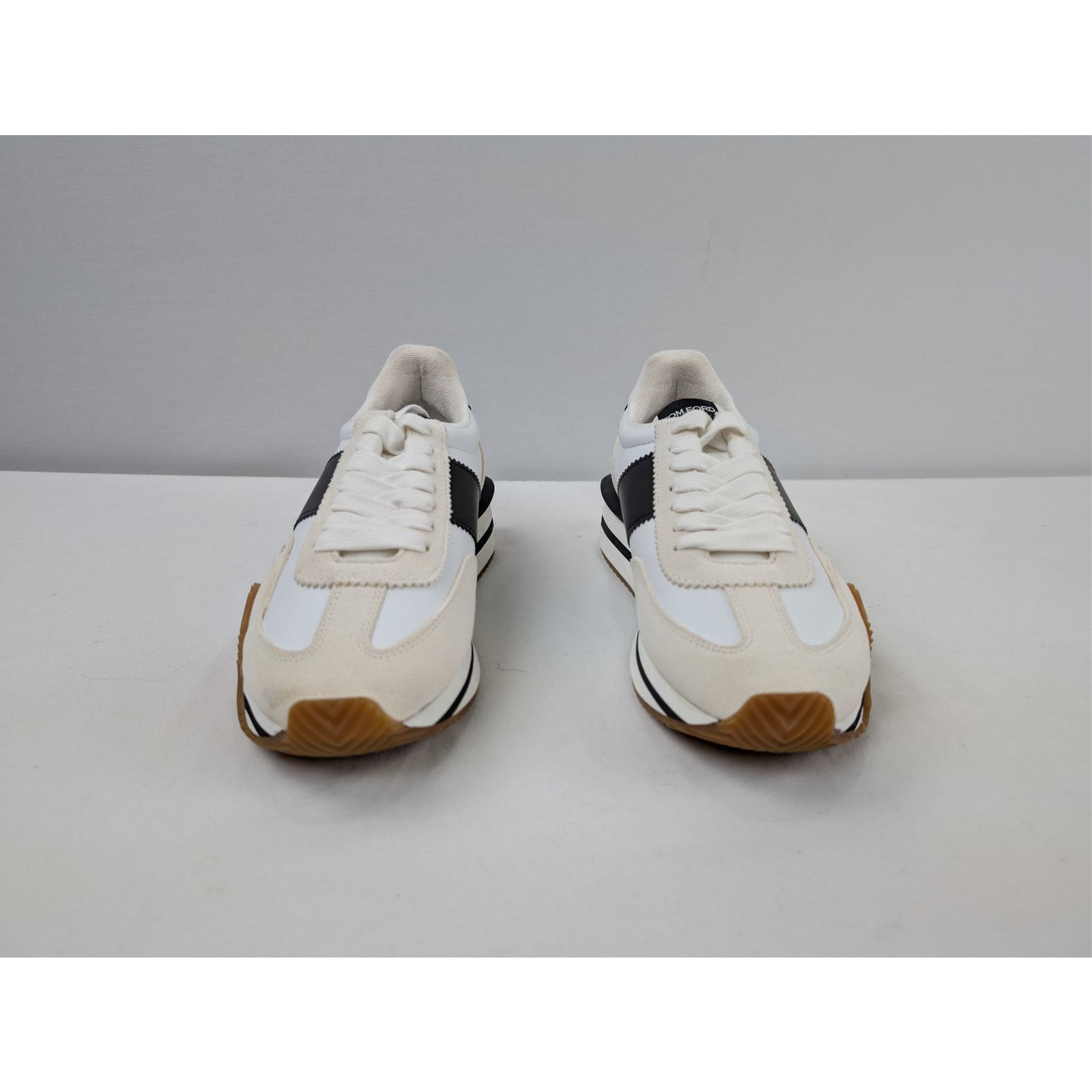 Tom Ford o1rshd1 Chunky Low top Sneaker in white/black/Brown Size US 10 / EU 43 - 8 Thumbnail