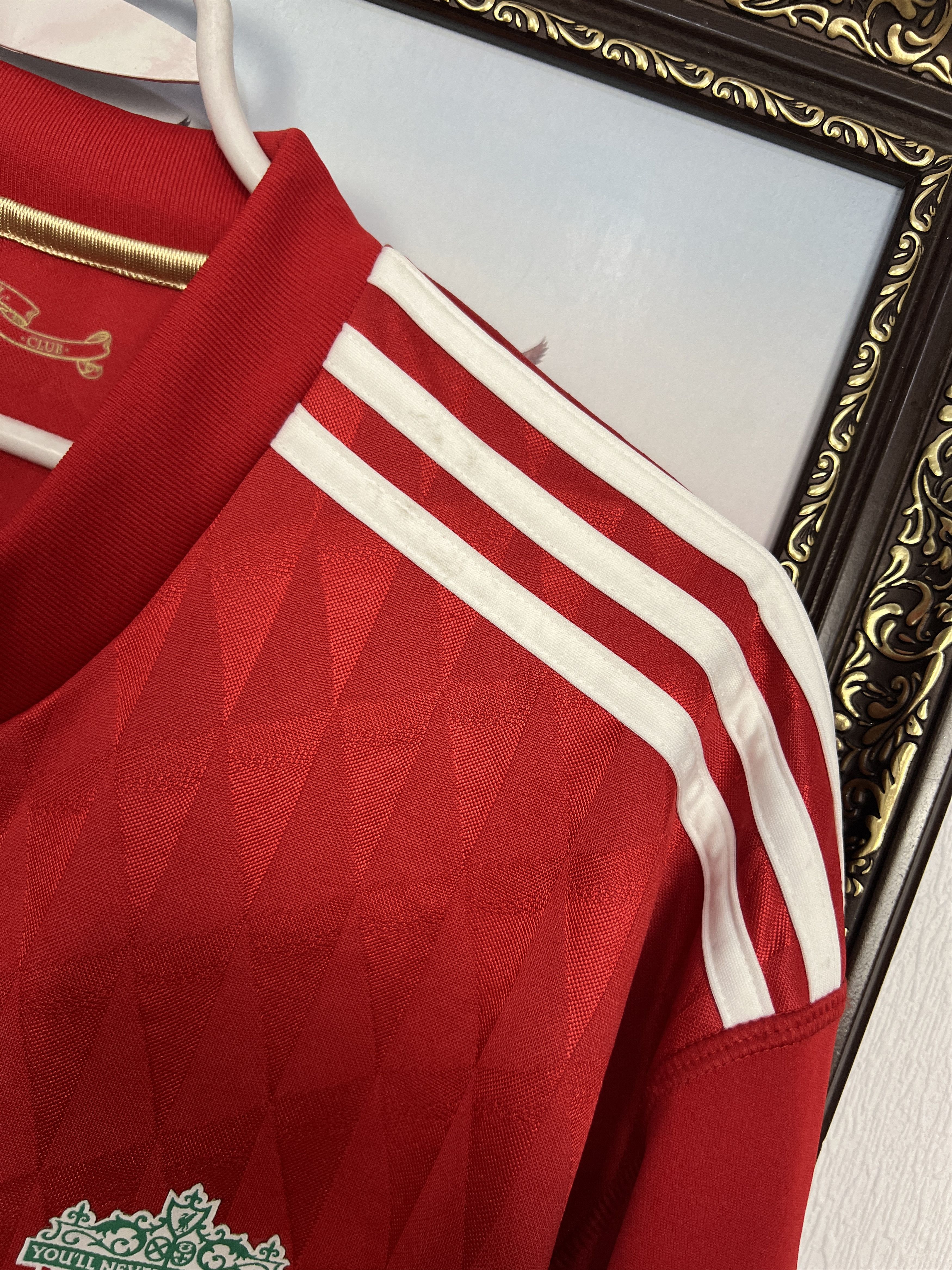 Adidas Liverpool Home football shirt 2010 Soccer Adidas Red Jersey Size US XXL / EU 58 / 5 - 14 Thumbnail