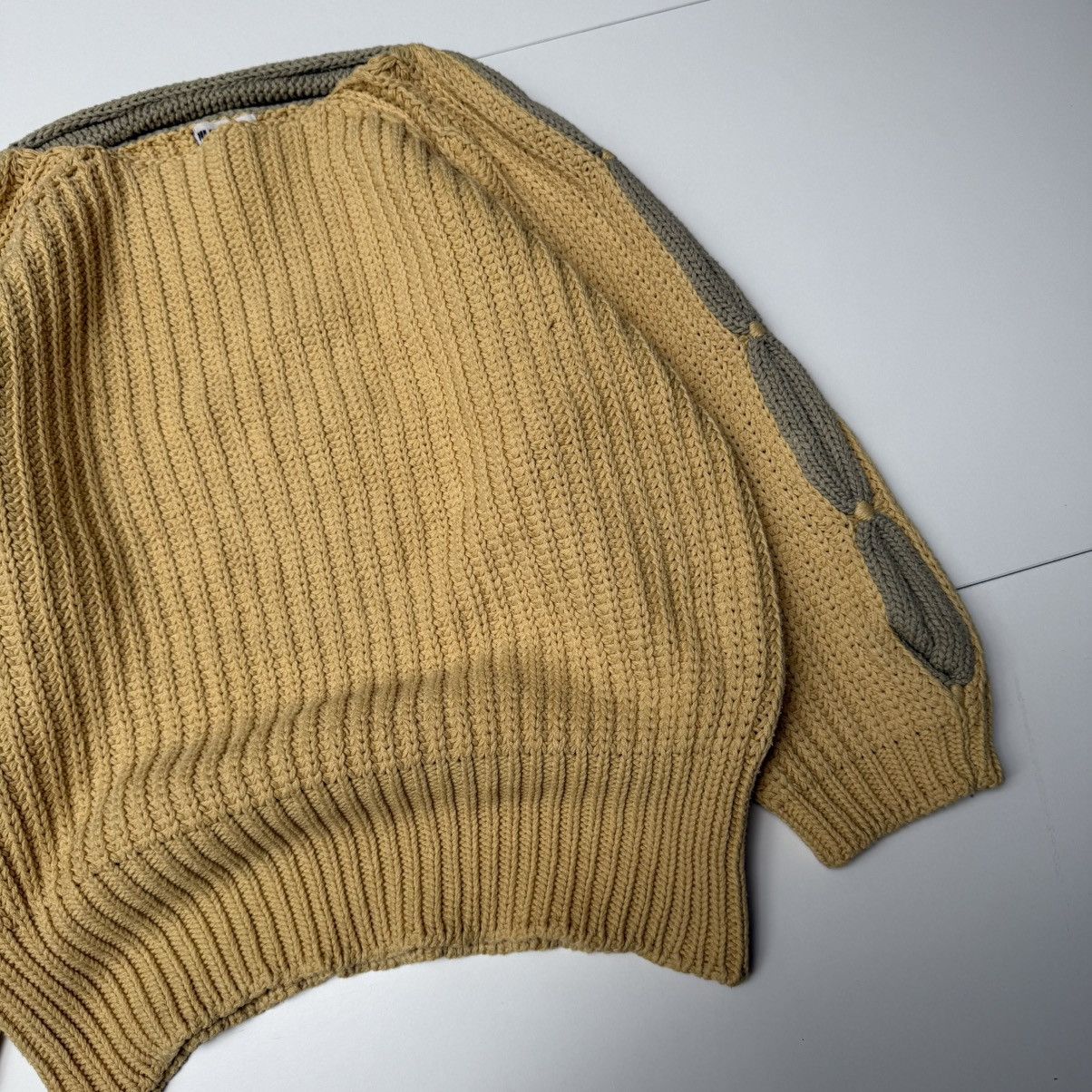 Jil Sander Jil sander+ 2 tone heavyweight chunky knit sweater Size M / US 6-8 / IT 42-44 - 8 Thumbnail