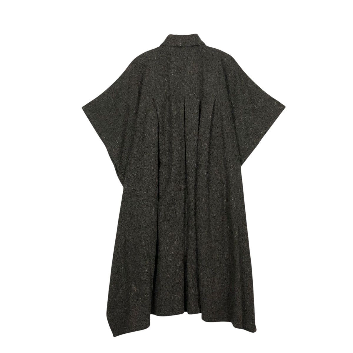 Issey Miyake 🔥VINTAGE 70’s ISSEY MIYAKE WOOL HERRINGBONE LONG CLOAKS Size US L / EU 52-54 / 3 - 6 Thumbnail