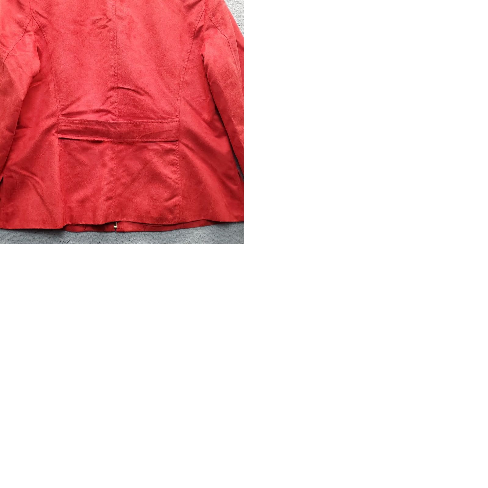 Evan Picone Evan-Picone Blazer Jacket Womens 12P Red Long Sleeve Notch Lapel Full Zip Dressy Blazer Jacket Women Size 12P Red Womens Size XL / US 12-14 / IT 48-50 - 9 Thumbnail