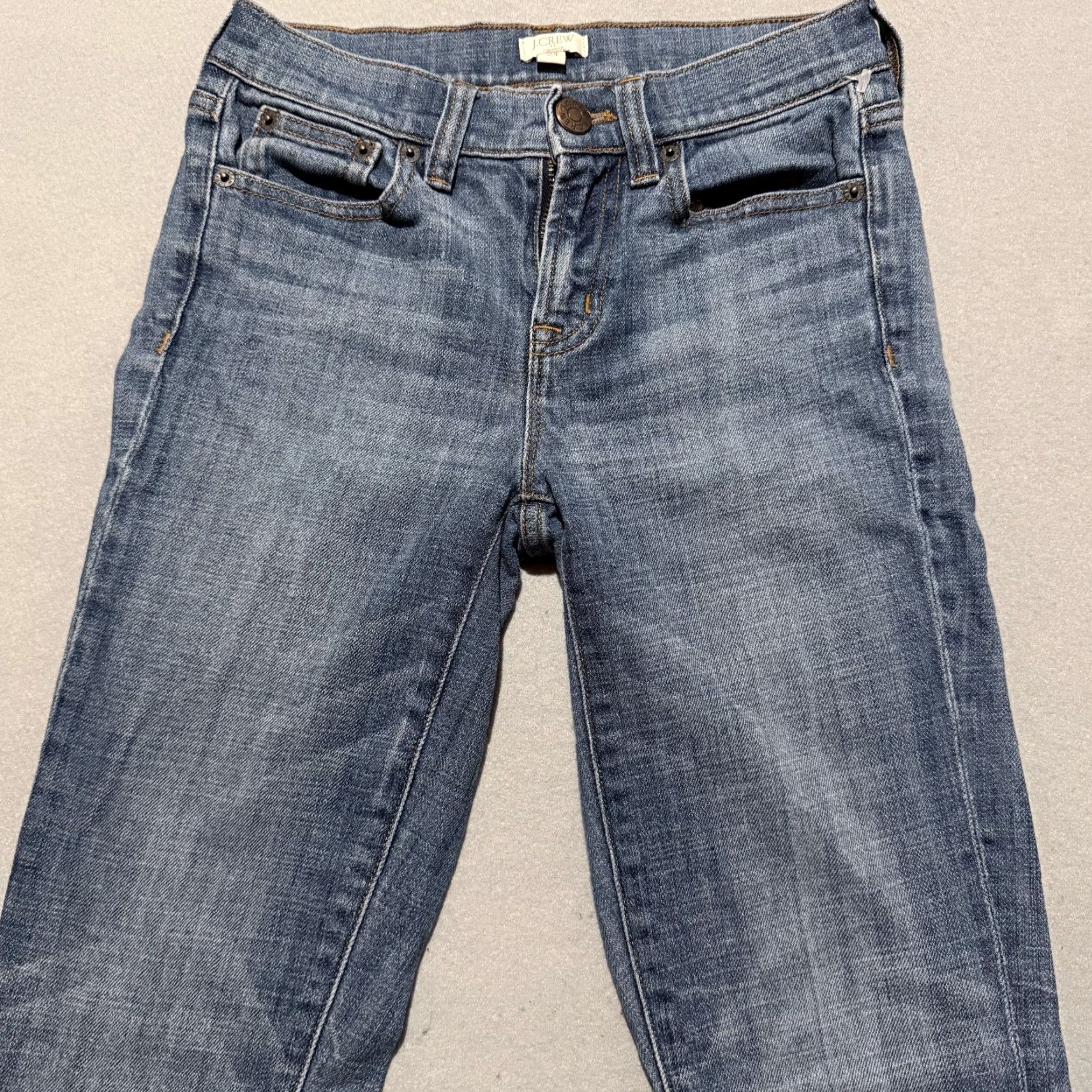 J.Crew J. Crew Jeans Blue Denim Stretch Pockets Low Rise Skinny Zip Fly 24 Women Jeans Size 42" / US 20 - 3 Thumbnail