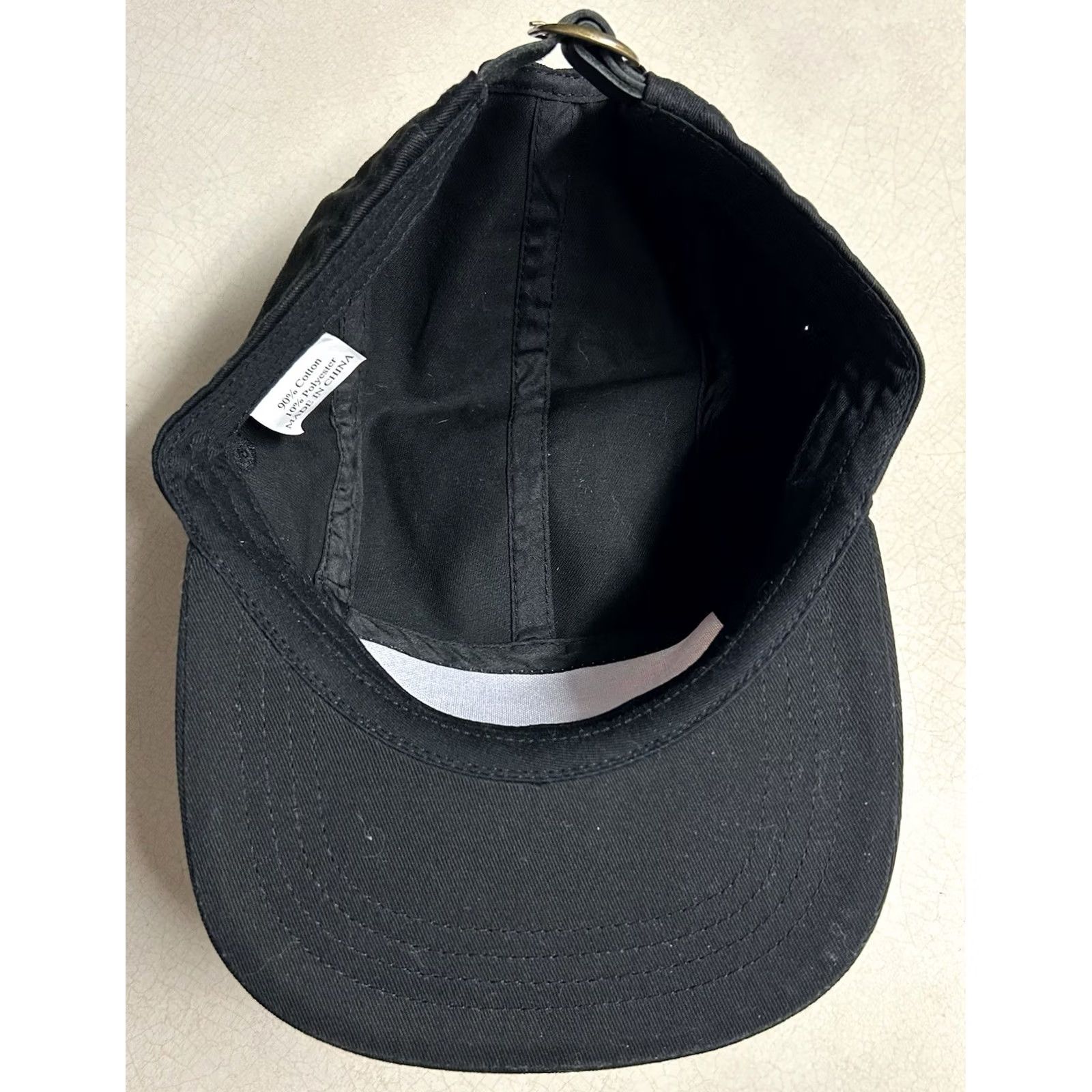 Vintage Whiskey Jack Designs Mountain Sunset Leather Strap Back 5 Panel Hat Cap Size ONE SIZE - 6 Thumbnail