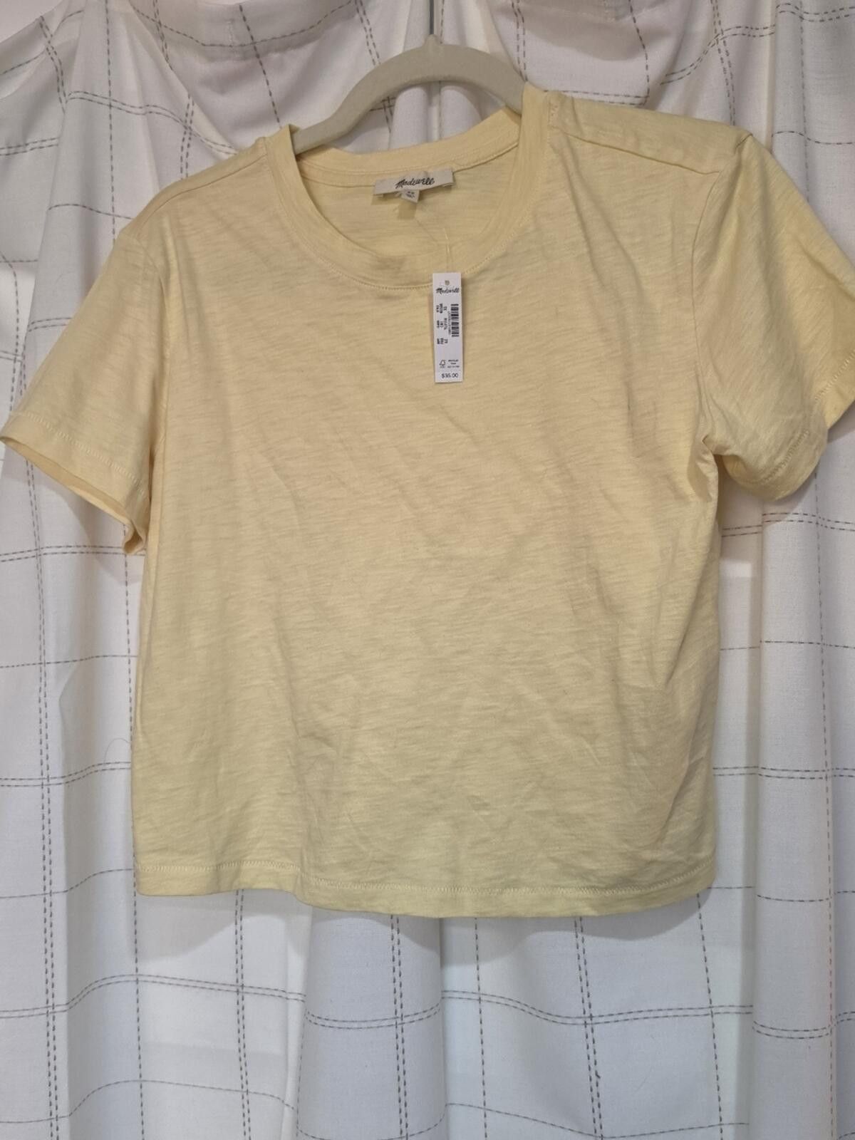 Madewell Madewell The Easy Crop Crewneck Tee in Soft Slub Size XS / US 0-2 / IT 36-38 - 2 Thumbnail