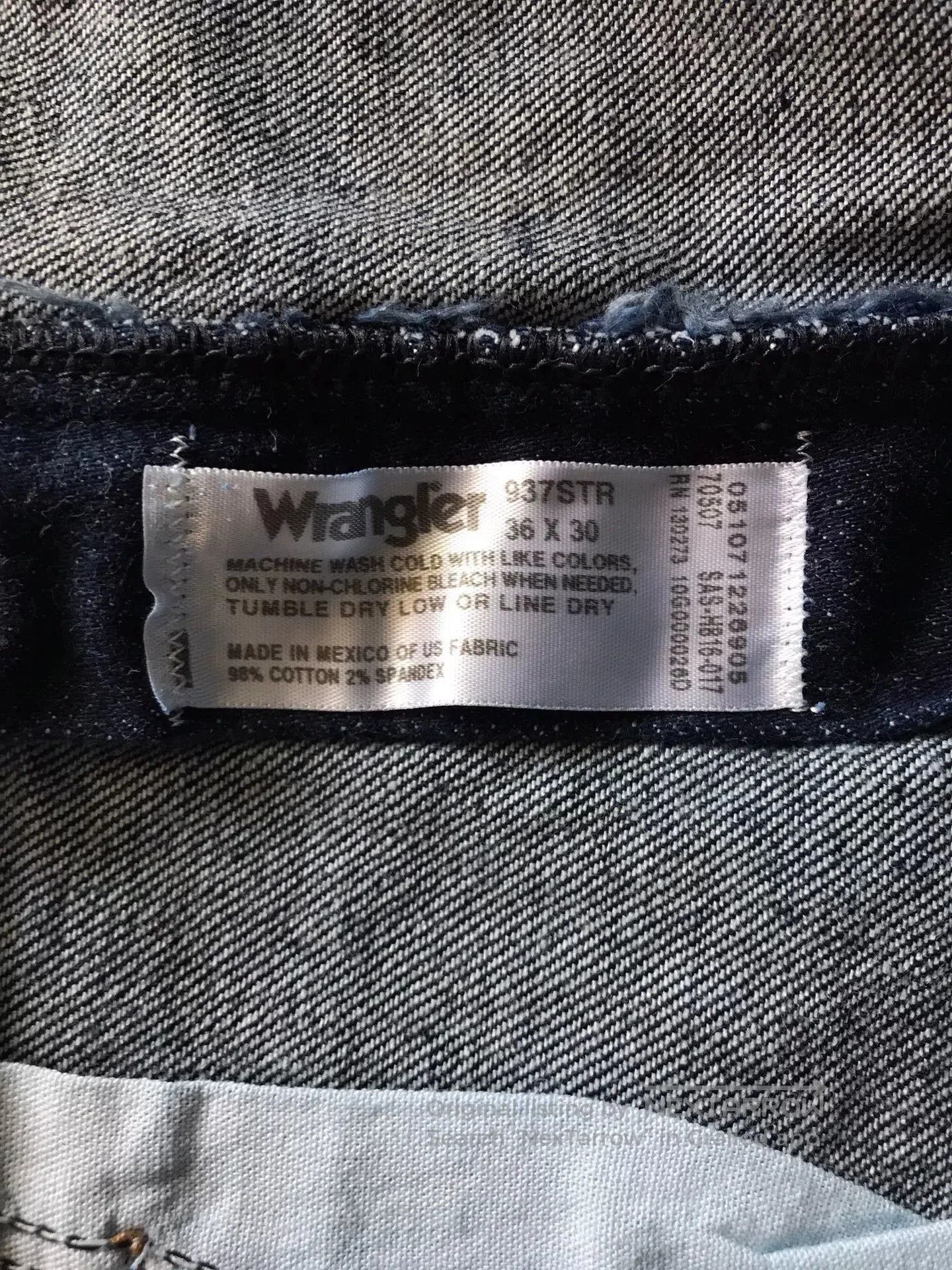 Wrangler Wrangler 937STR BootCut Jeans. Size US 36 / EU 52 - 9 Thumbnail