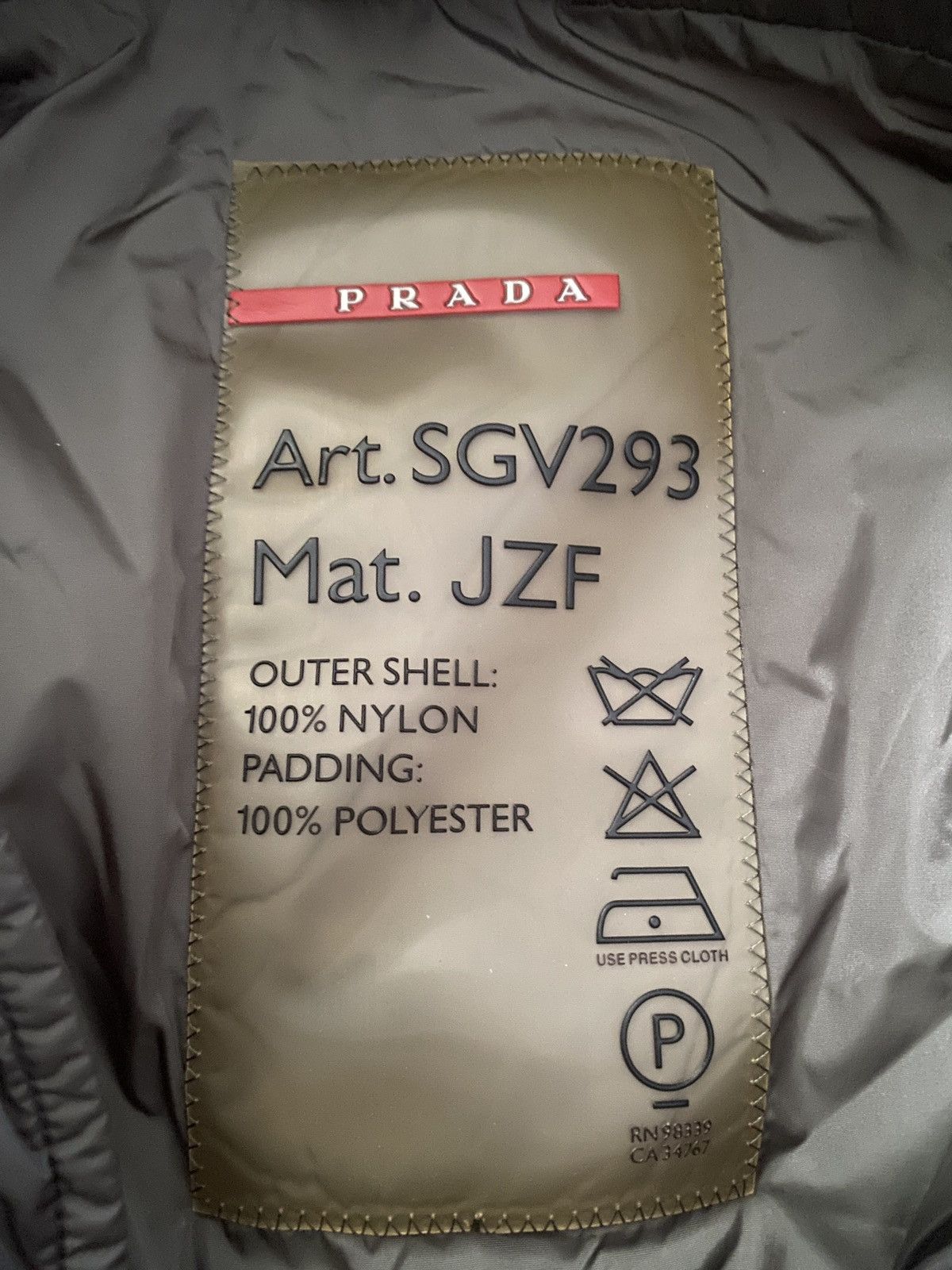 Prada Luxury vintage prada nylon long jacket Size US XL / EU 56 / 4 - 2 Thumbnail