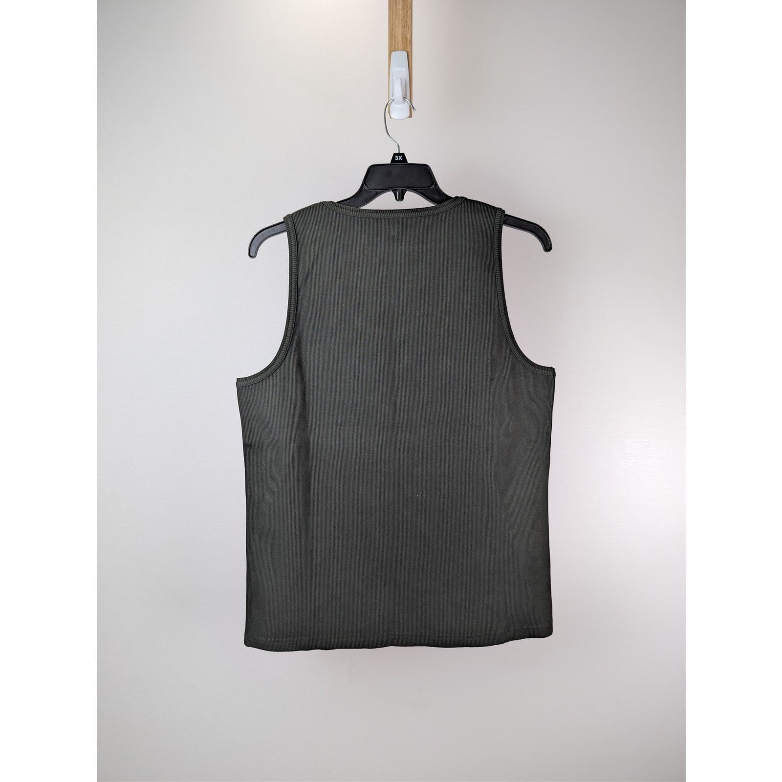 Bottega Veneta o1rshd1 Stretch Cotton Rib Tank Top in Dark Green Size US XL / EU 56 / 4 - 15 Thumbnail