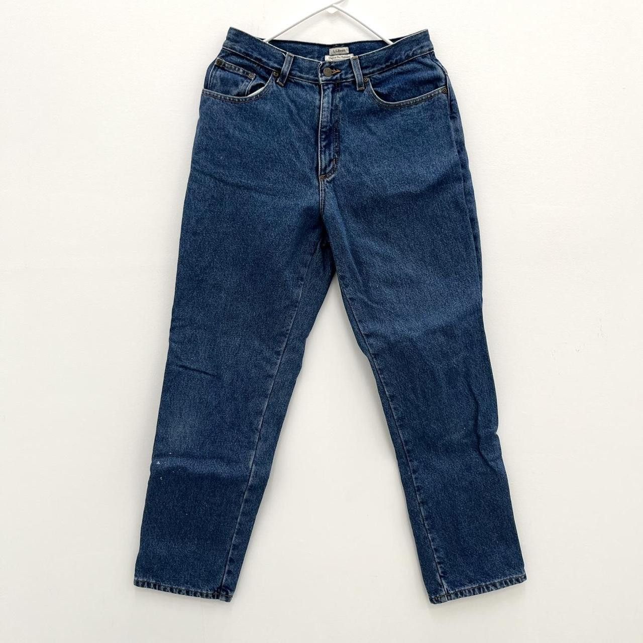 L.L. Bean L.L. Bean Original Relaxed Flannel Lined Denim Jeans Size 8 Size 30" / US 8 / IT 44 - 1 Thumbnail