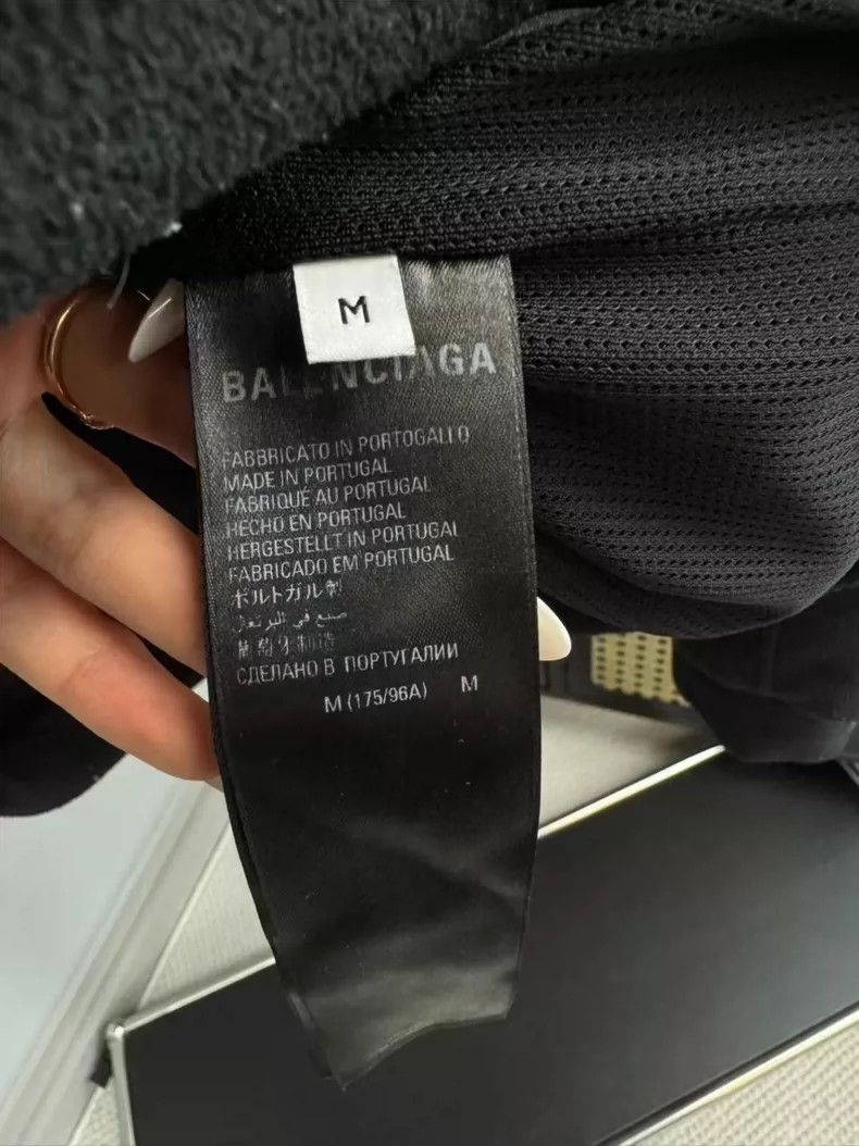 Balenciaga Balenciaga Black and white double-hook embroidered striped Size US M / EU 48-50 / 2 - 5 Thumbnail