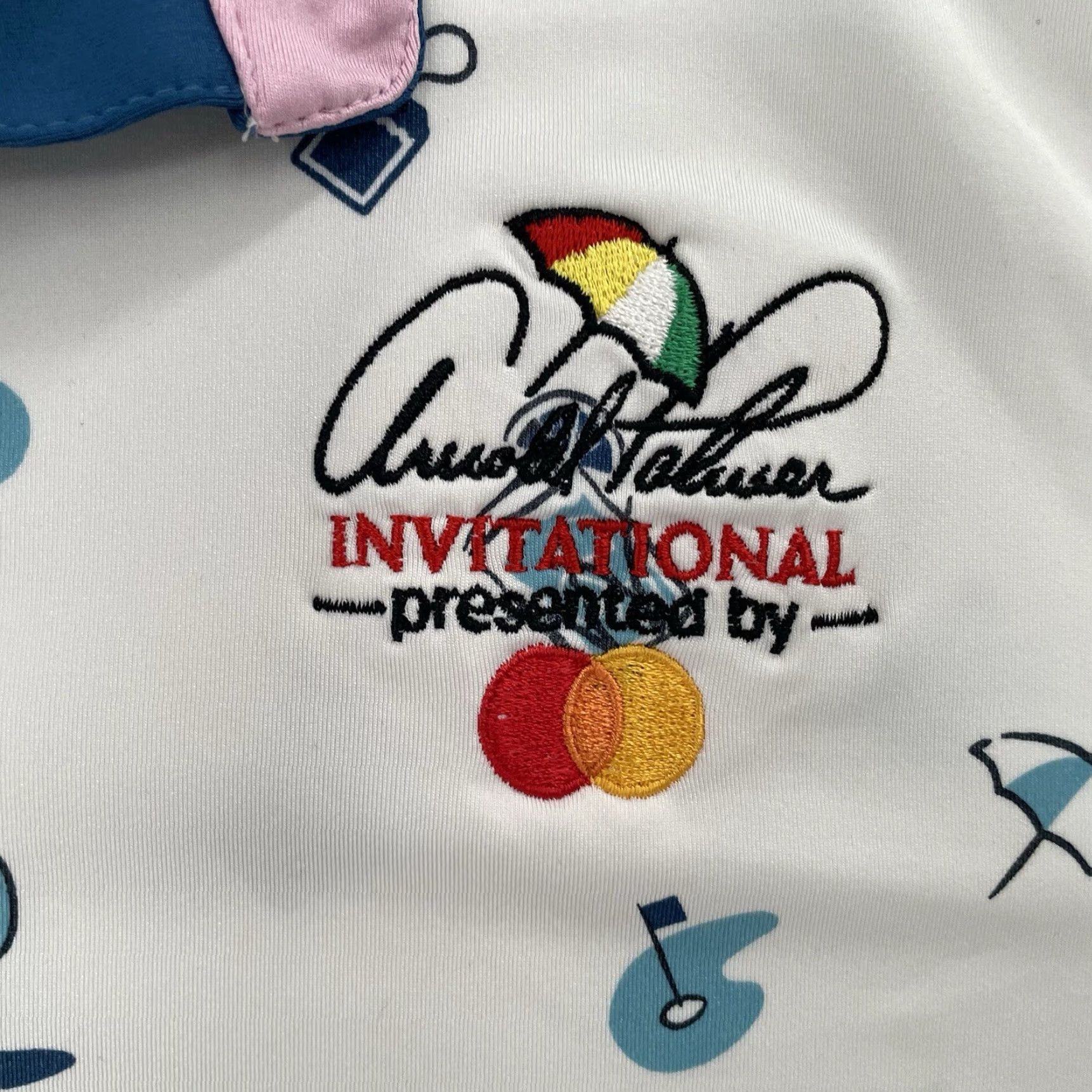 Puma PUMA Golf Polo Shirt Adult 2XL White Allover Print Geometric Arnold Palmer Beach Desert Casual Golf Men 2XL White Polo Mens Size US XXL / EU 58 / 5 - 4 Thumbnail