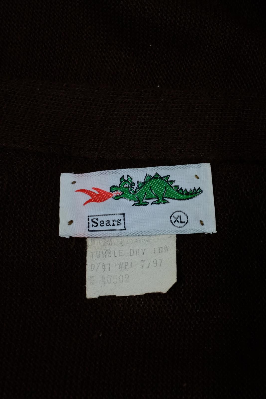 Sears 80's Sears Dragon Logo Cardigan Size XL / US 12-14 / IT 48-50 - 5 Thumbnail