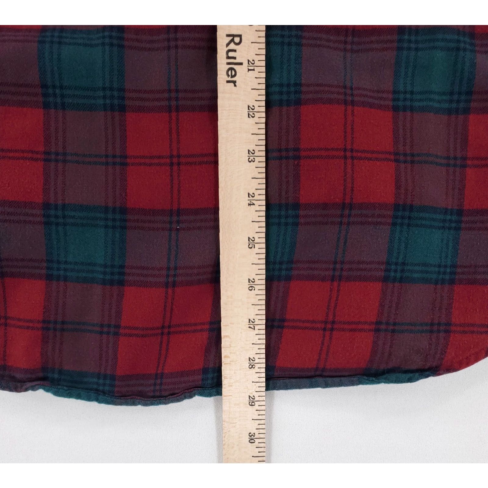 Vintage VINTAGE LL Bean Flannel Button-Down Shirt Plaid Red Green Made USA Mens M Size US M / EU 48-50 / 2 - 6 Thumbnail