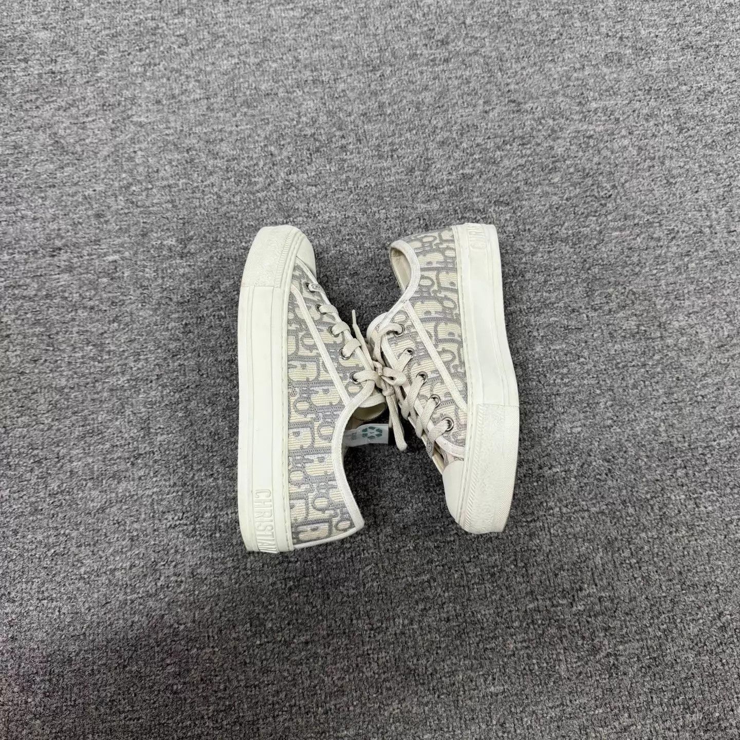 Dior Dior Oblique Print Logo Platform Canvas Sneaker Size US 5 / IT 35 - 4 Thumbnail
