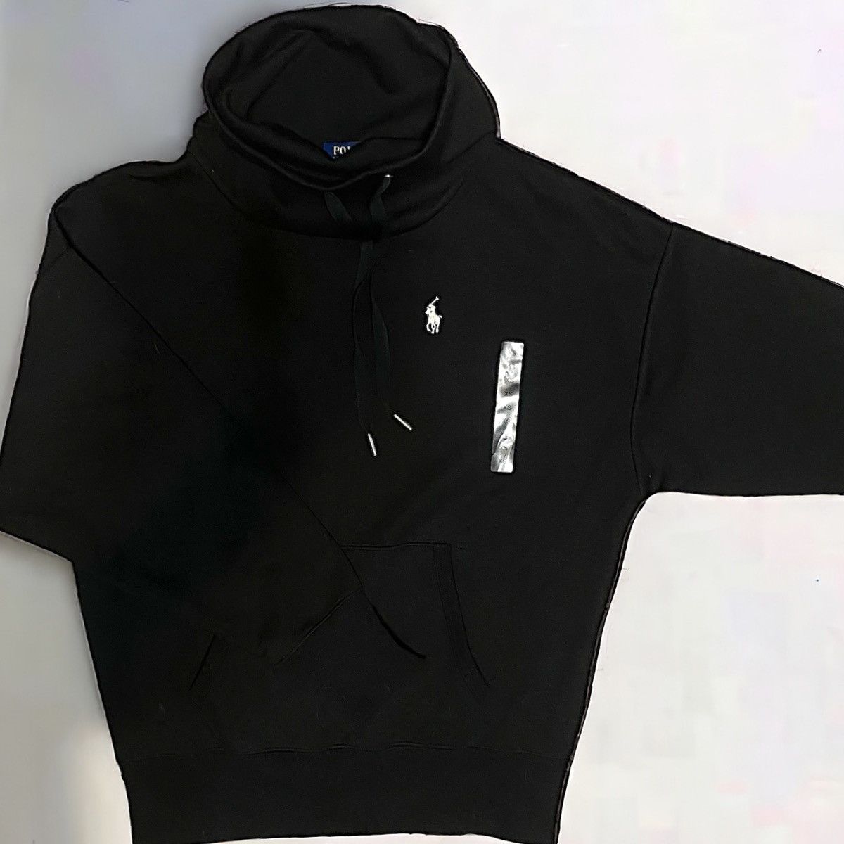 image of Made In USA Women’S Polo Ralph Laurent Sweatshirt in Black, Women's (Size Small)