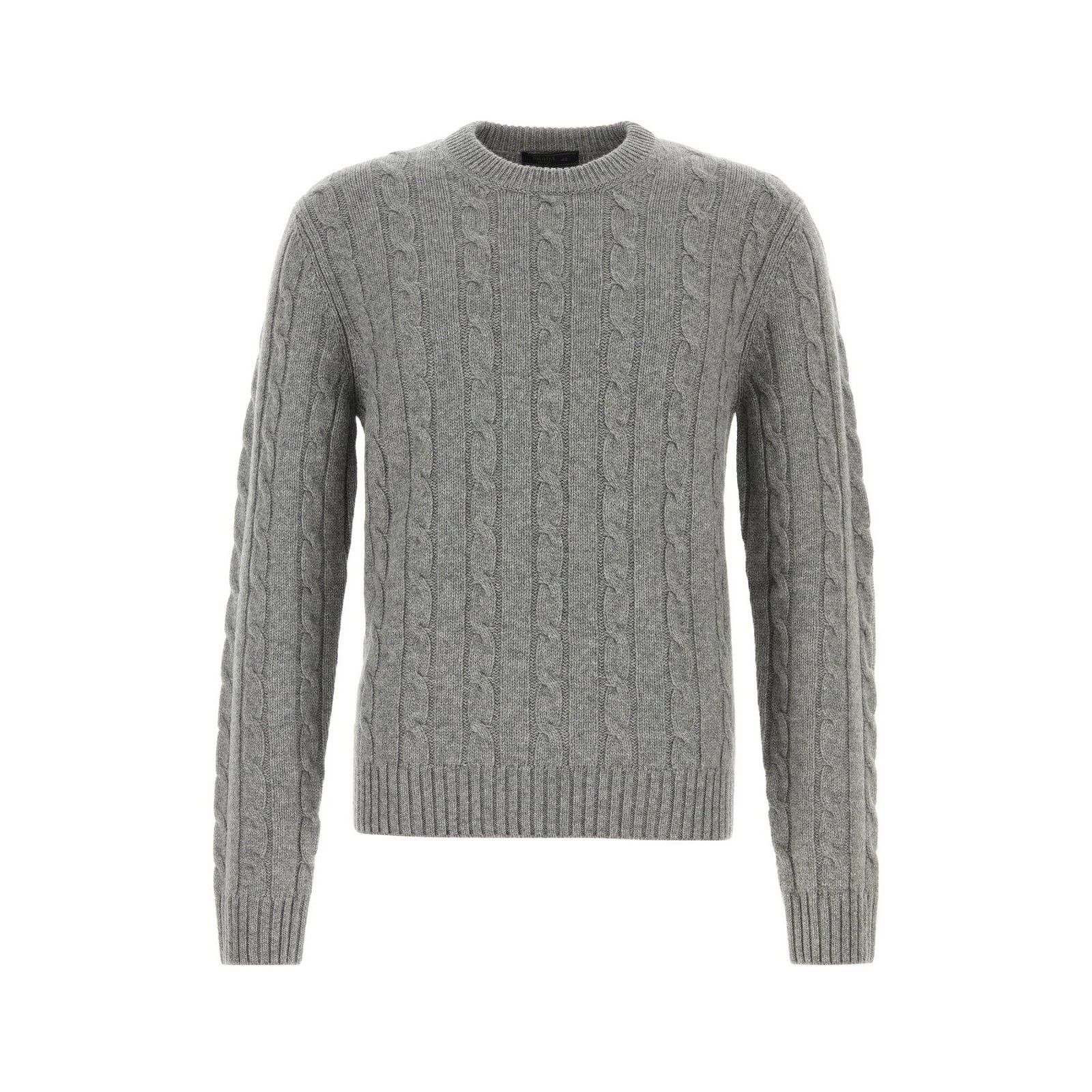 Prada PRADA Gray Cashmere Sweater New & Authentic (Men's size:50;) Size US M / EU 48-50 / 2 - 1 Thumbnail