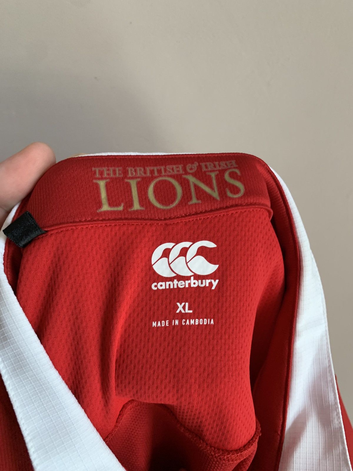 Canterbury of New Zealand British and Irish Lions 2017 Rugby Union Shirt Canterbury XL Size US XL / EU 56 / 4 - 11 Thumbnail