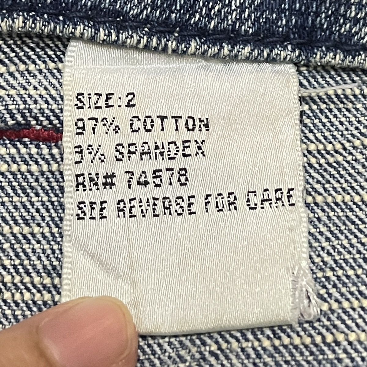 Other Rare Design Vintage Japanese Brand Cache Flared Jeans 2000s Size US 26 / EU 42 - 10 Thumbnail