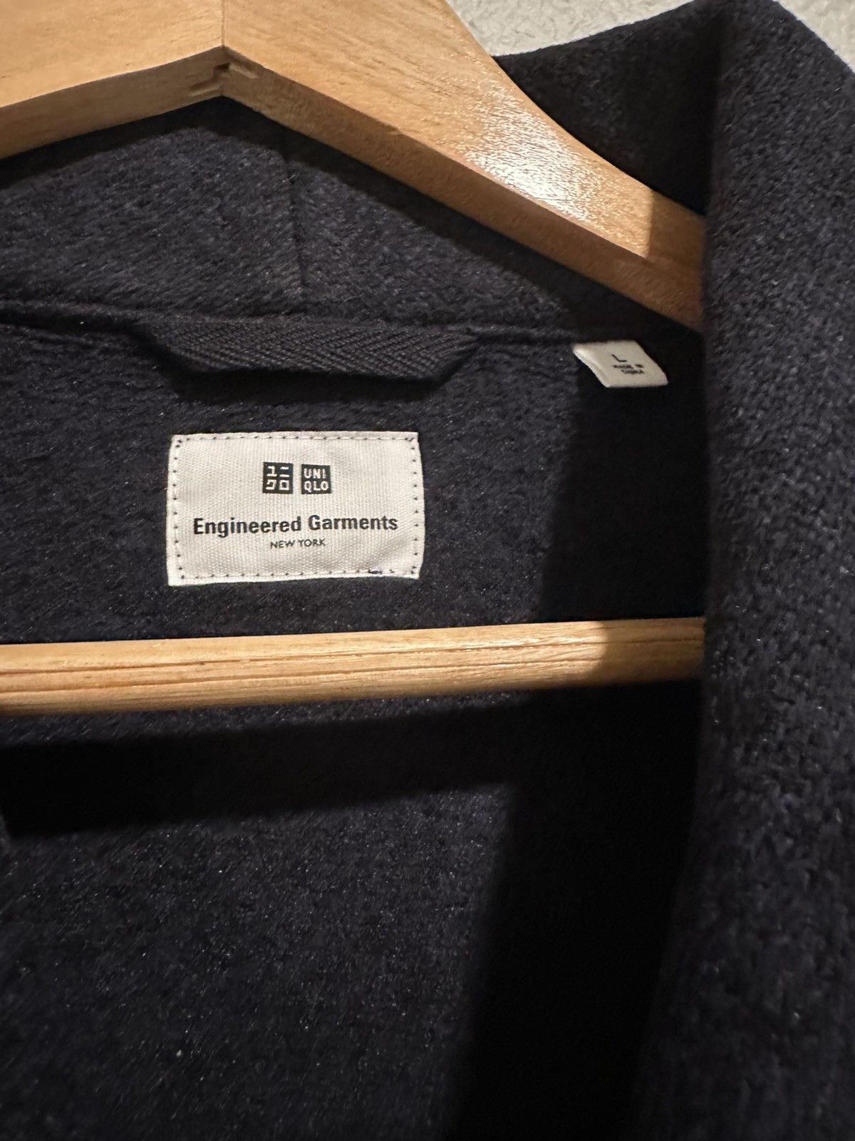 Engineered Garments × Uniqlo Uniqlo Engineered Garments Navy Cardigan Size Large Size US L / EU 52-54 / 3 - 3 Thumbnail
