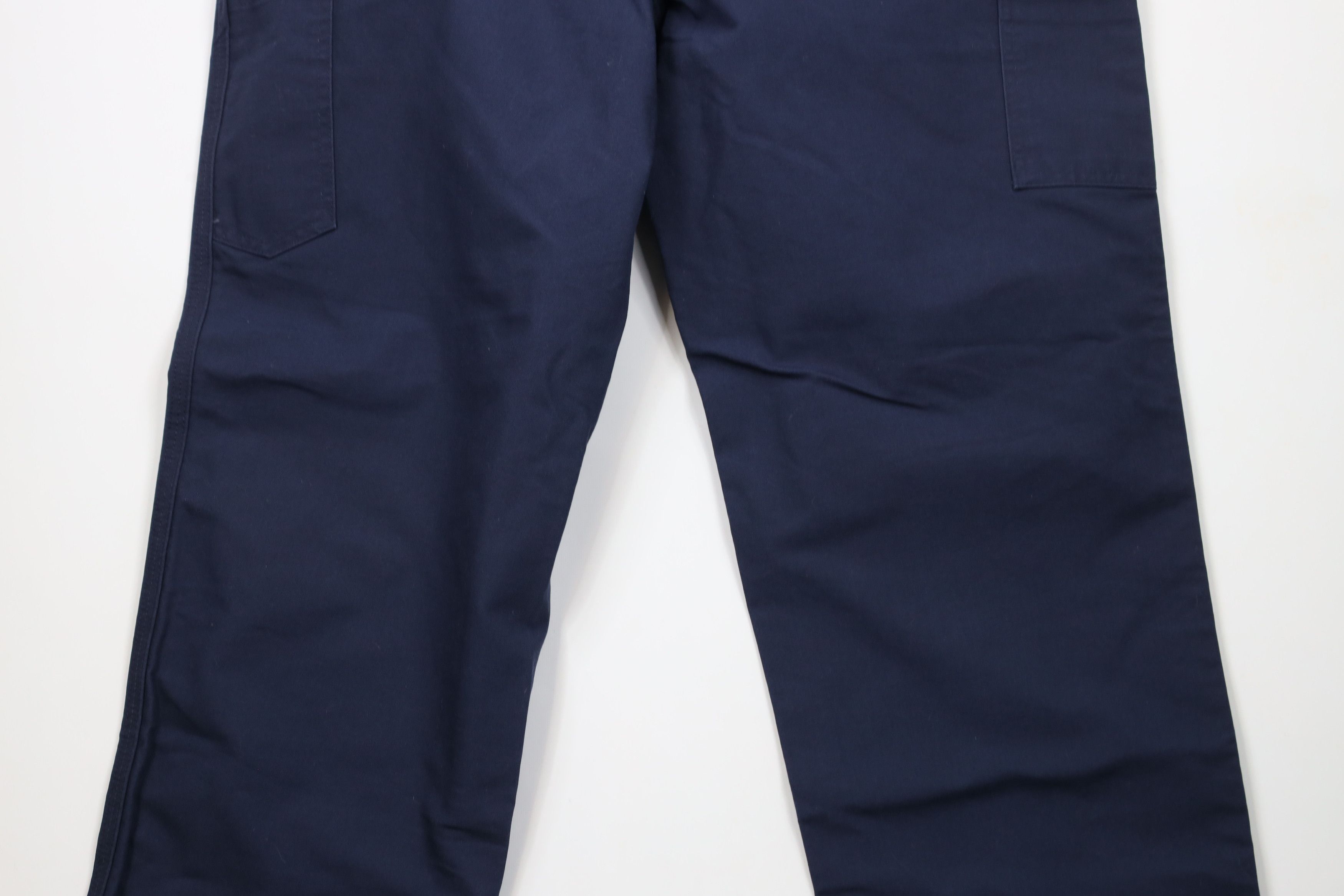 Carhartt × Vintage Vintage Carhartt Dungaree Wide Leg Canvas Pants Navy Blue Size US 38 / EU 54 - 12 Thumbnail