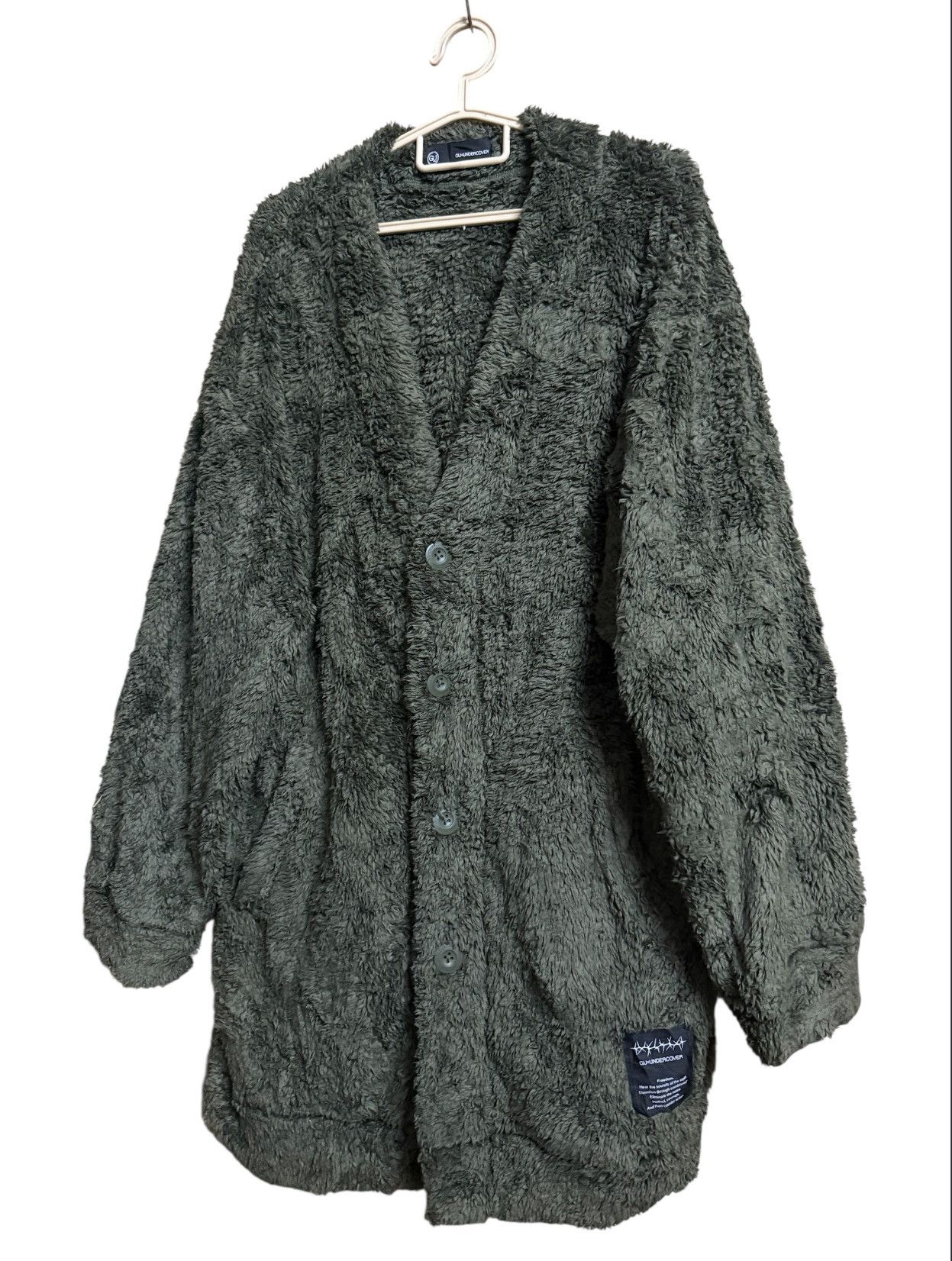 Undercover GU by UNDERCOVER BUTTON UP FLEECE Size US L / EU 52-54 / 3 - 3 Thumbnail