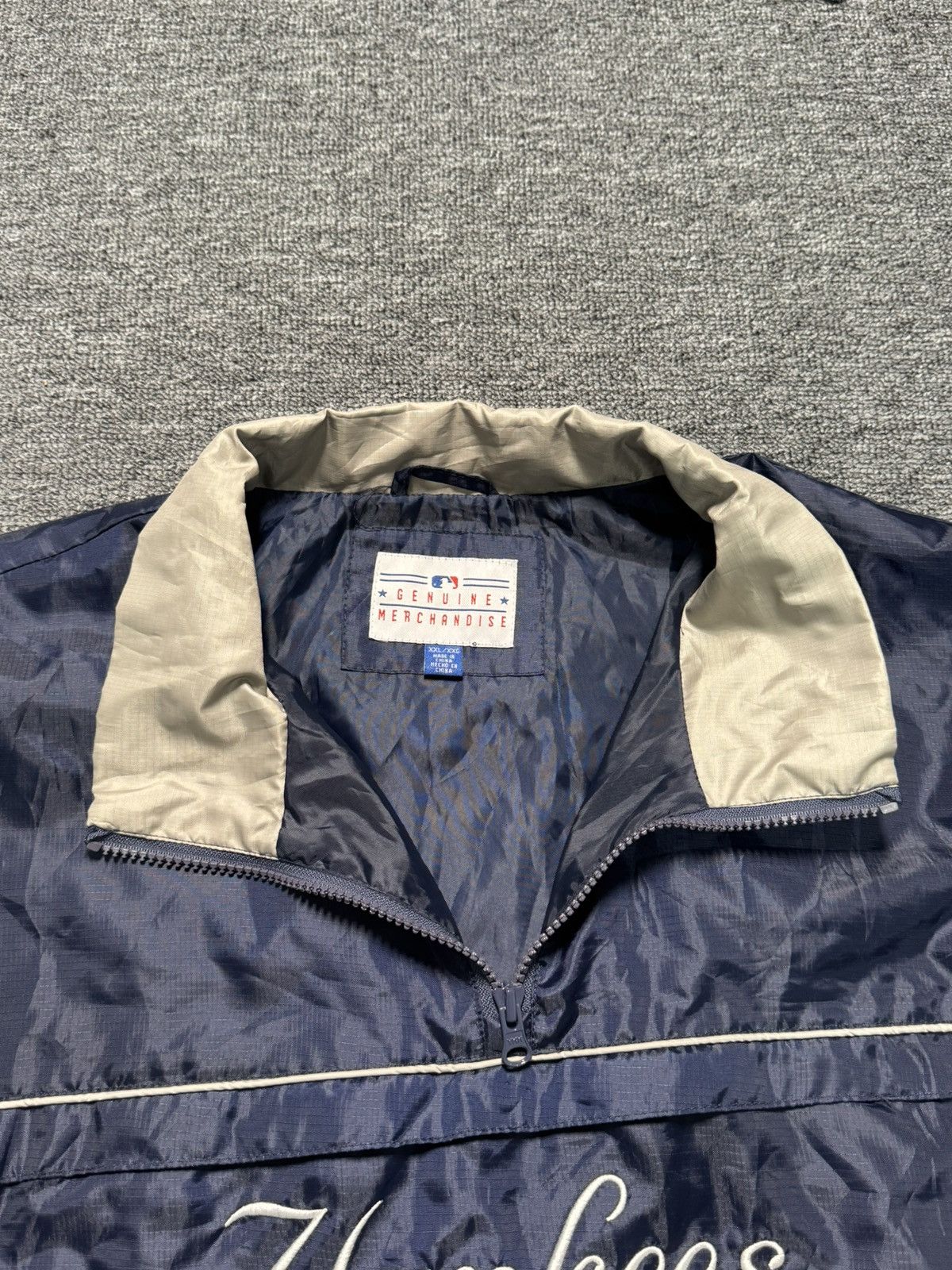 MLB Vintage MLB Yankees 1/4 Zip Windbreaker Navy Sand Men's XXL Size US XXL / EU 58 / 5 - 6 Thumbnail