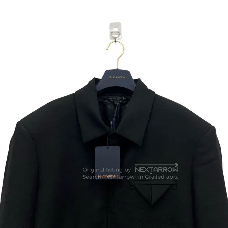 Louis Vuitton Louis Vuitton Pearl Slogan Wool Jacket Size US L / EU 52-54 / 3 - 5 Thumbnail