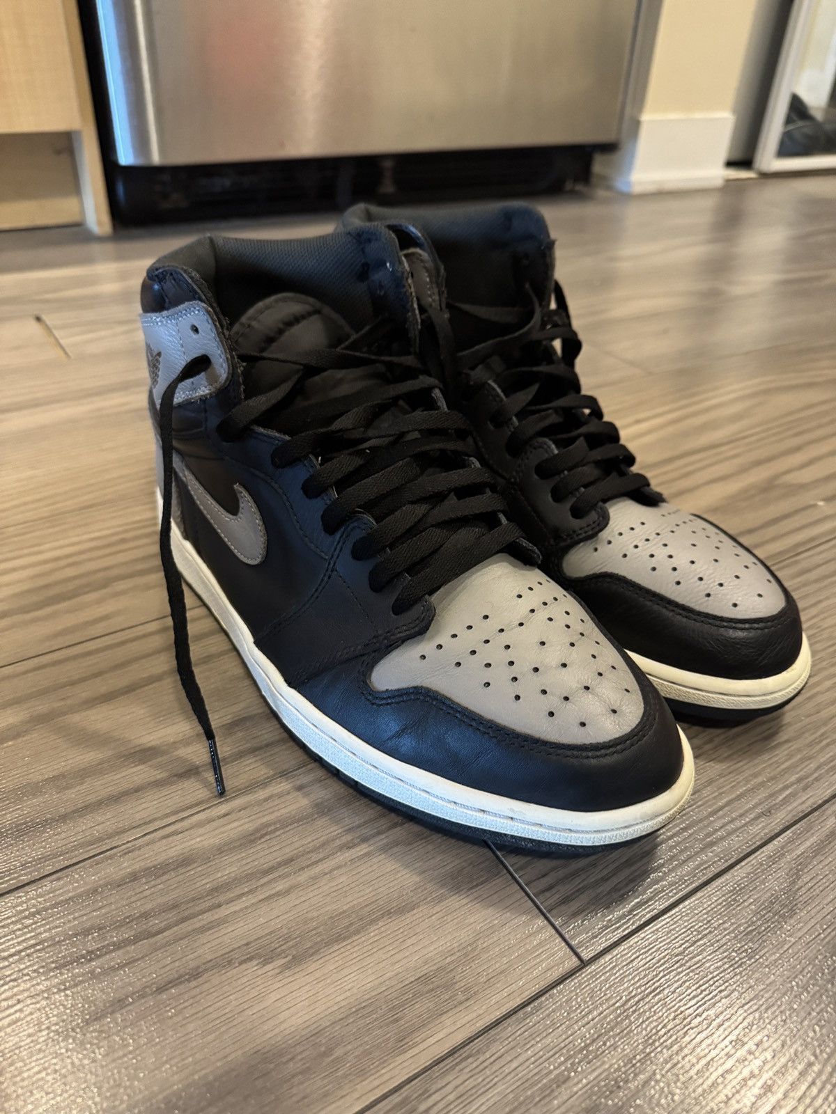 Nike Air Jordan 1 Retro High OG ‘2017’ (Shadow) Size US 12 / EU 45 - 8 Thumbnail