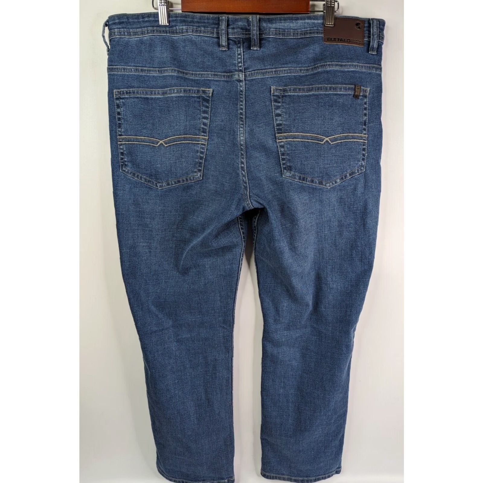 Buffalo David Bitton Buffalo David Bitton Jeans Mens 40 Blue Denim Straight Leg 30 In Inseam Stretch Regular Size US 40 / EU 56 - 4 Thumbnail