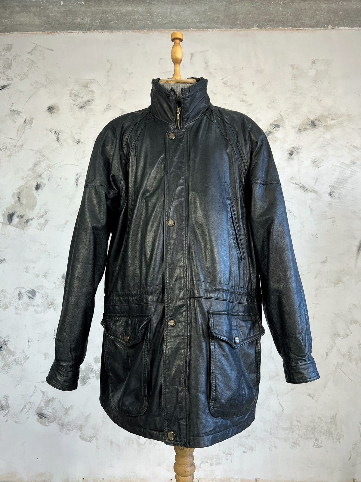 Aldo Vintage Aldo Colitti Leather Jacket Size XL - XXL 56 Size US XXL / EU 58 / 5 - 2 Thumbnail