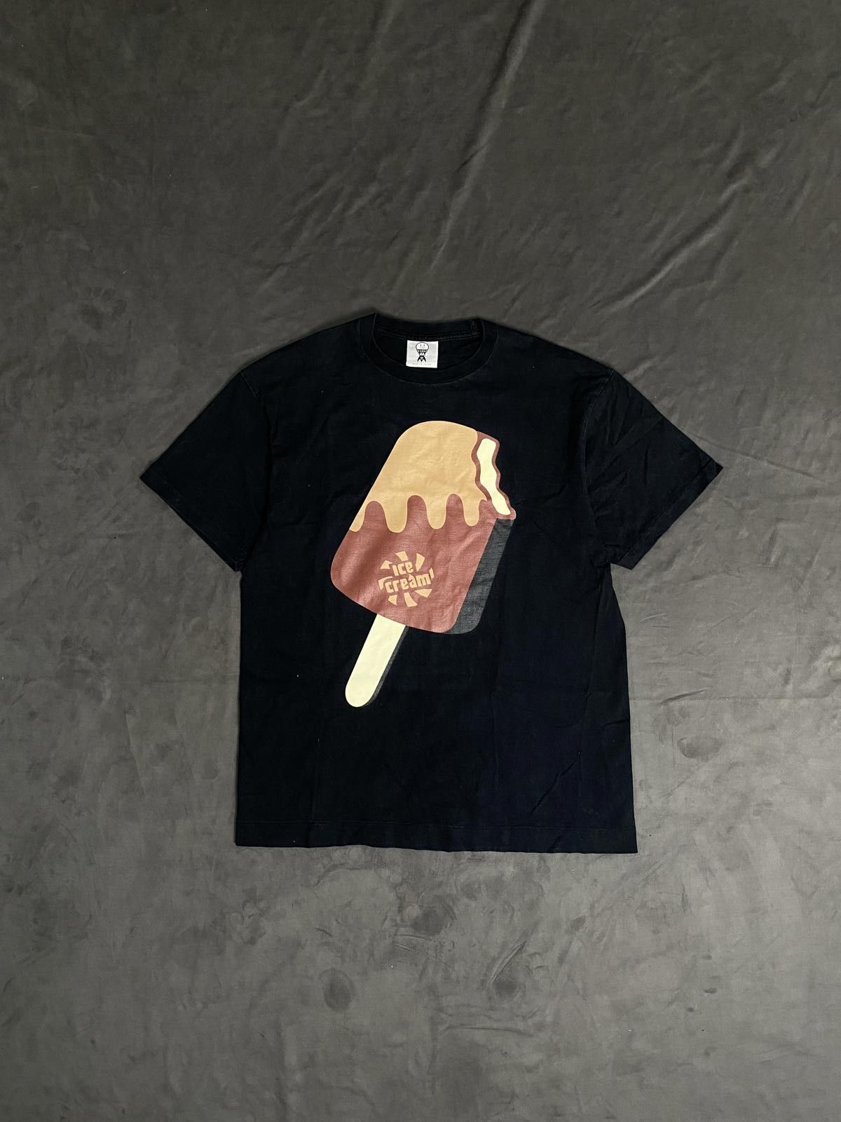 Icecream Vintage Made in Japan ICECREAM Fudge S/S Black T-Shirt Large Size US L / EU 52-54 / 3 - 1 Thumbnail