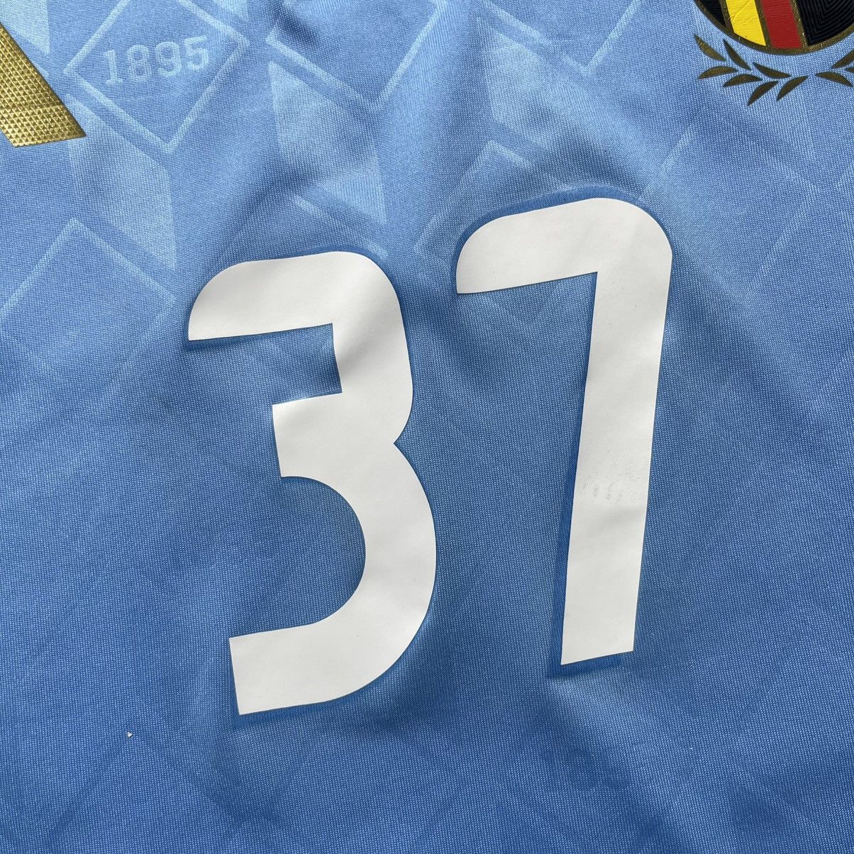 Vintage NWT BELGIUM ADIDAS 2024 EURO FOOTBALL SOCCER AWAY JERSEY Size US XL / EU 56 / 4 - 5 Thumbnail