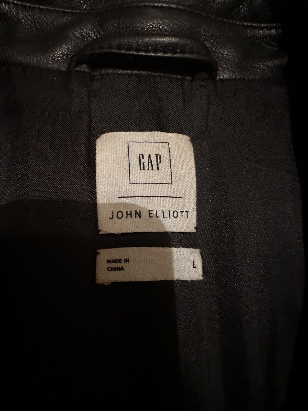 gap x john elliott leather jacket
