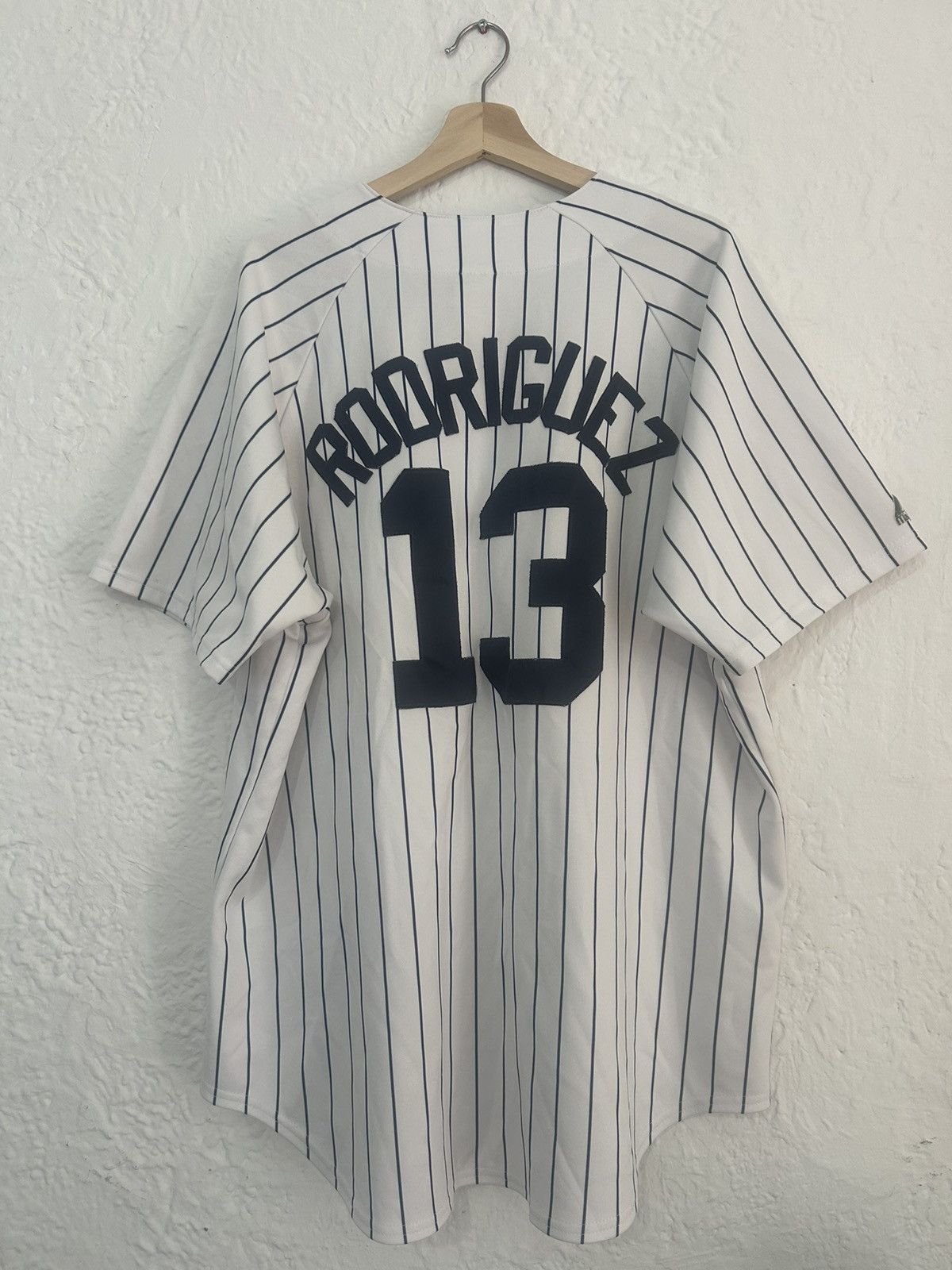 Majestic Majestic New York Yankees Alex Rodriguez Home Jersey Size US XL / EU 56 / 4 - 1 Thumbnail