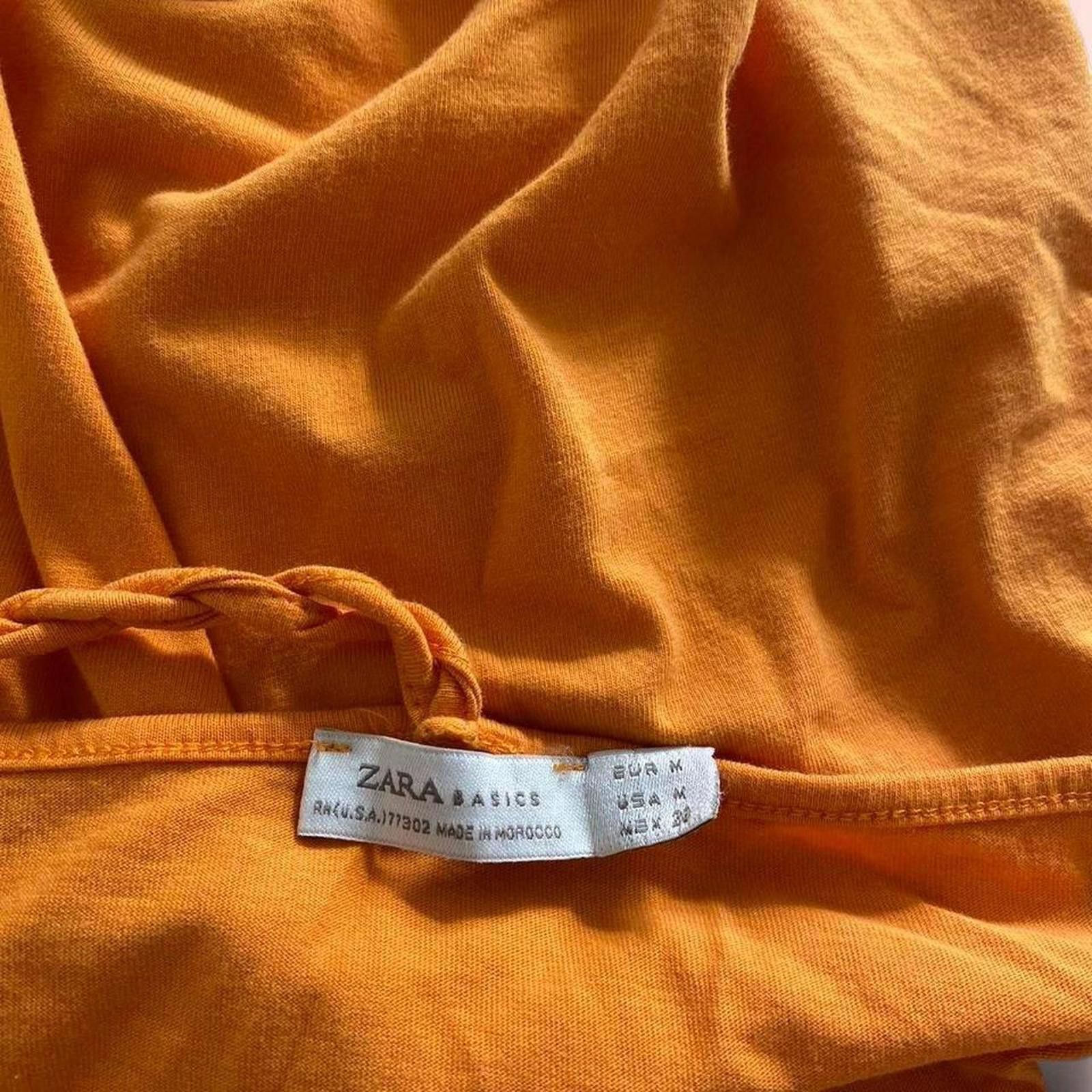 Zara Orange tank top- perfect for summer fits Size M / US 6-8 / IT 42-44 - 3 Thumbnail