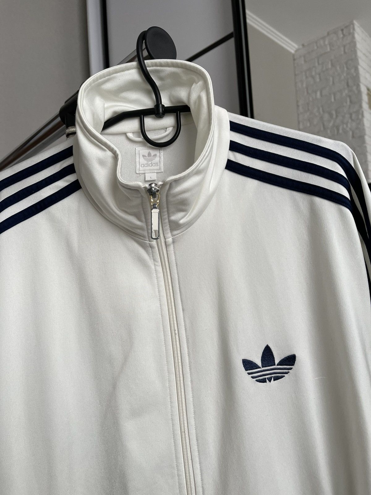 Adidas Adidas Track Zip Jacket Vintage Size US L / EU 52-54 / 3 - 6 Thumbnail